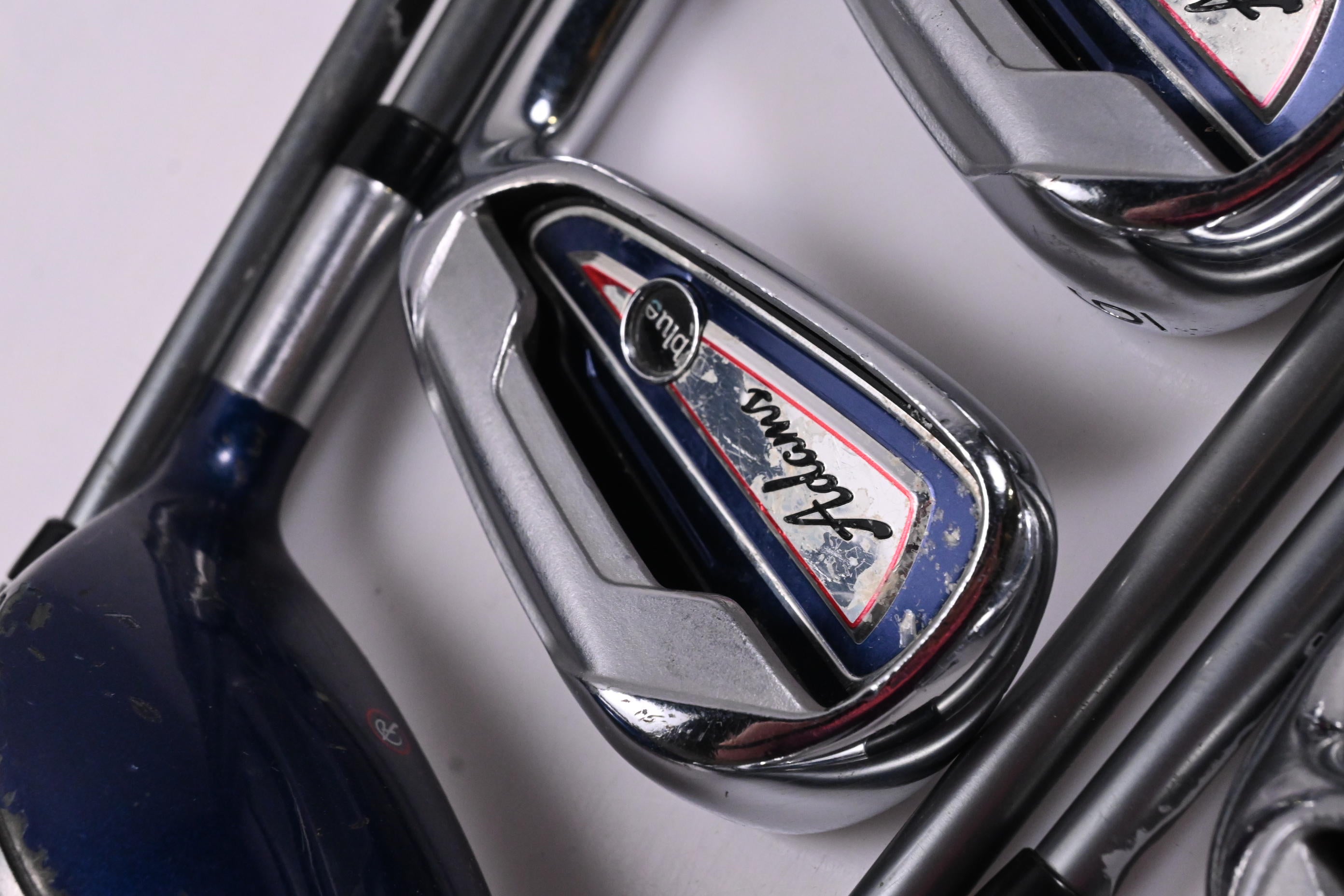 Adams Blue Hybrid Combo Irons / 3H+4H+5-PW / Lite Flex Aldila Blue 55 Shafts