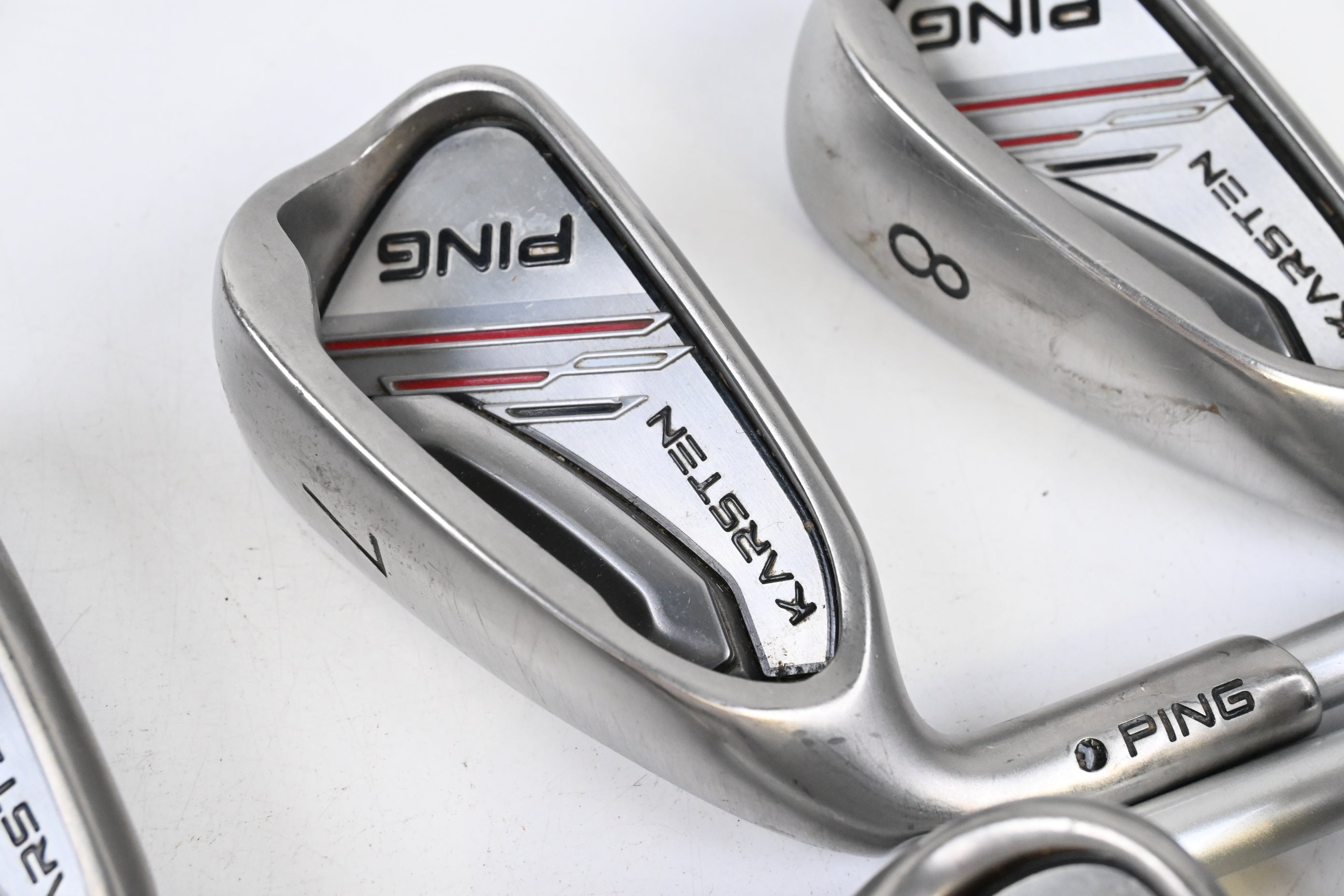 Left Hand Ping Karsten 2014 Irons / 6-PW+SW / Black Dot / Regular Flex Ping KS