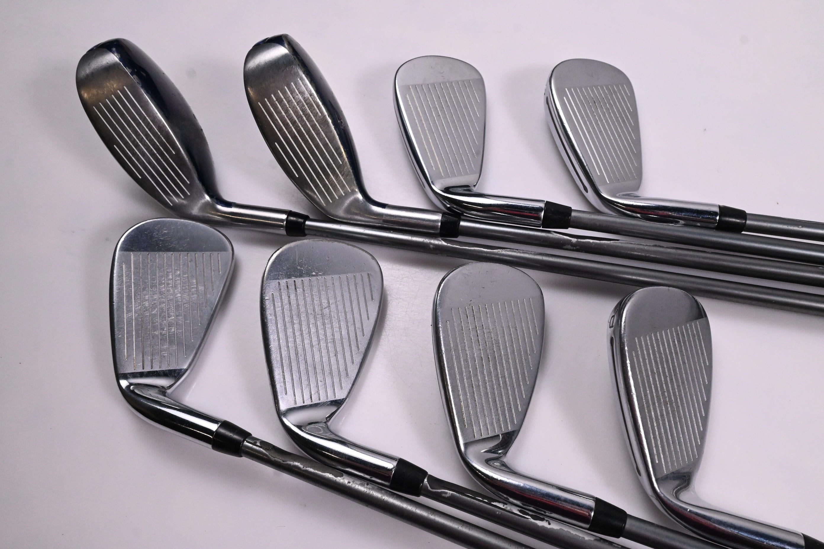 Adams Blue Hybrid Combo Irons / 3H+4H+5-PW / Lite Flex Aldila Blue 55 Shafts