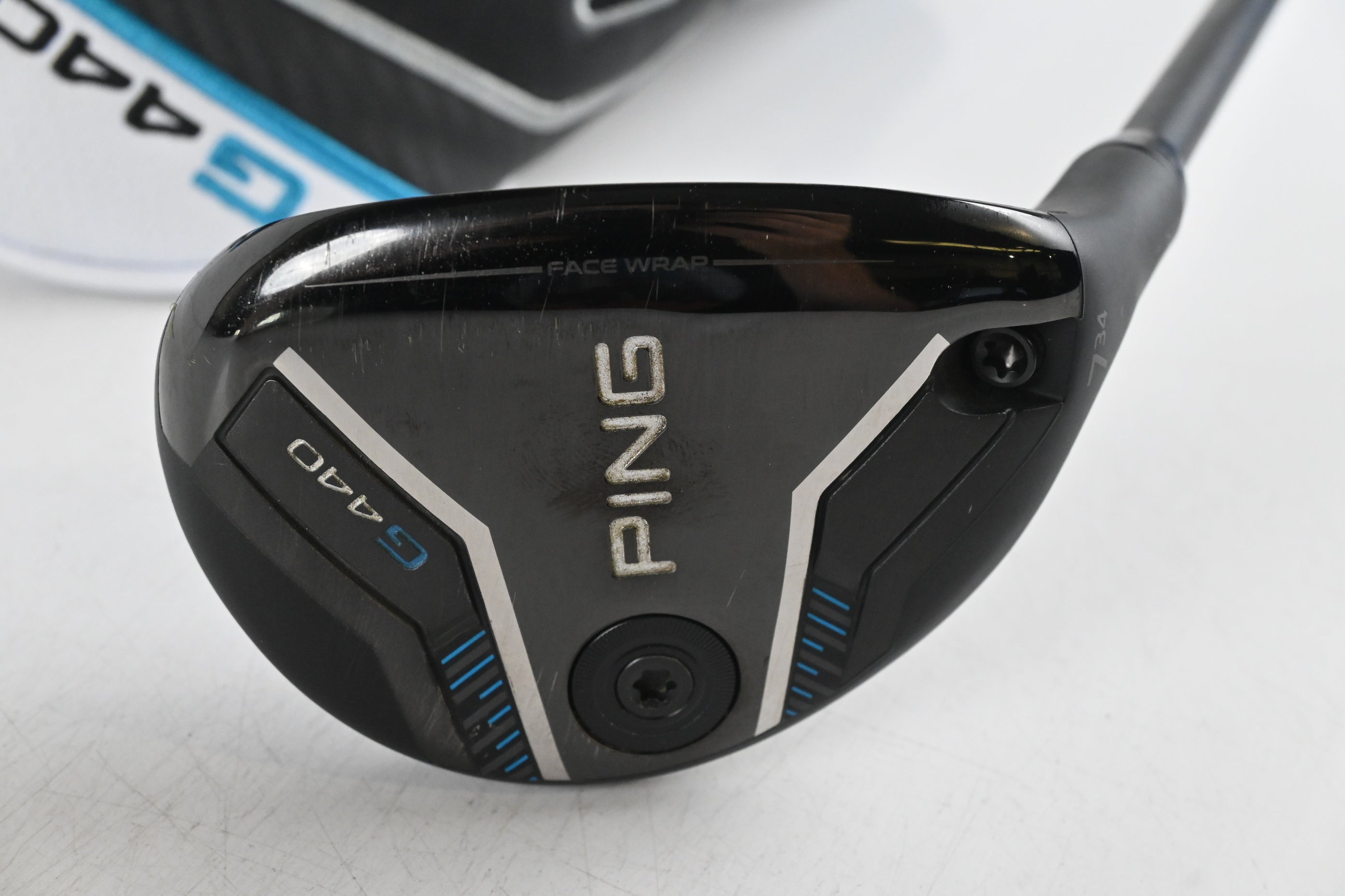 Ping G440 #7 Hybrid / 34 Degree / Regular Flex Ping Alta CB Blue 70 Shaft
