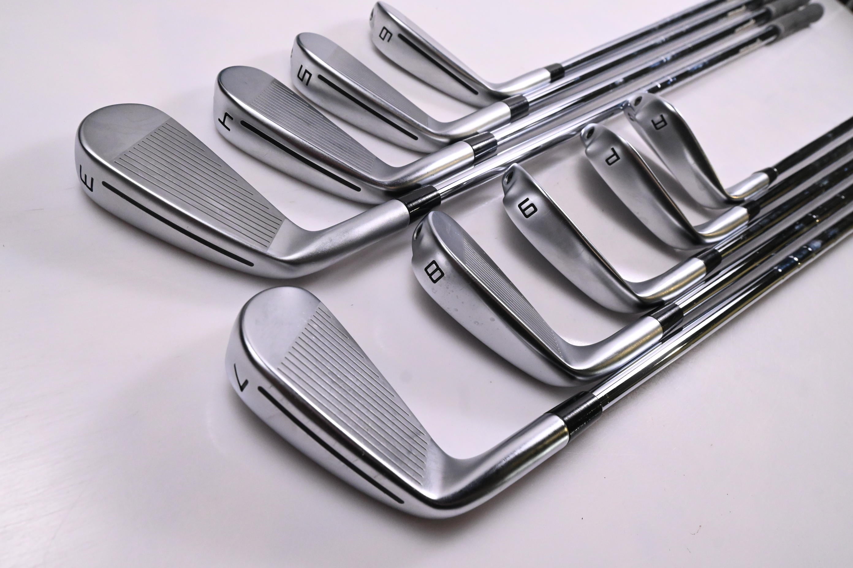 Taylormade P790 2021 Irons / 3-PW+GW / Stiff Flex Dynamic Gold 105 S300 Shafts