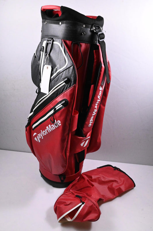 Taylormade Storm Dry Cart Bag / 14-Way Divider / Black, Red