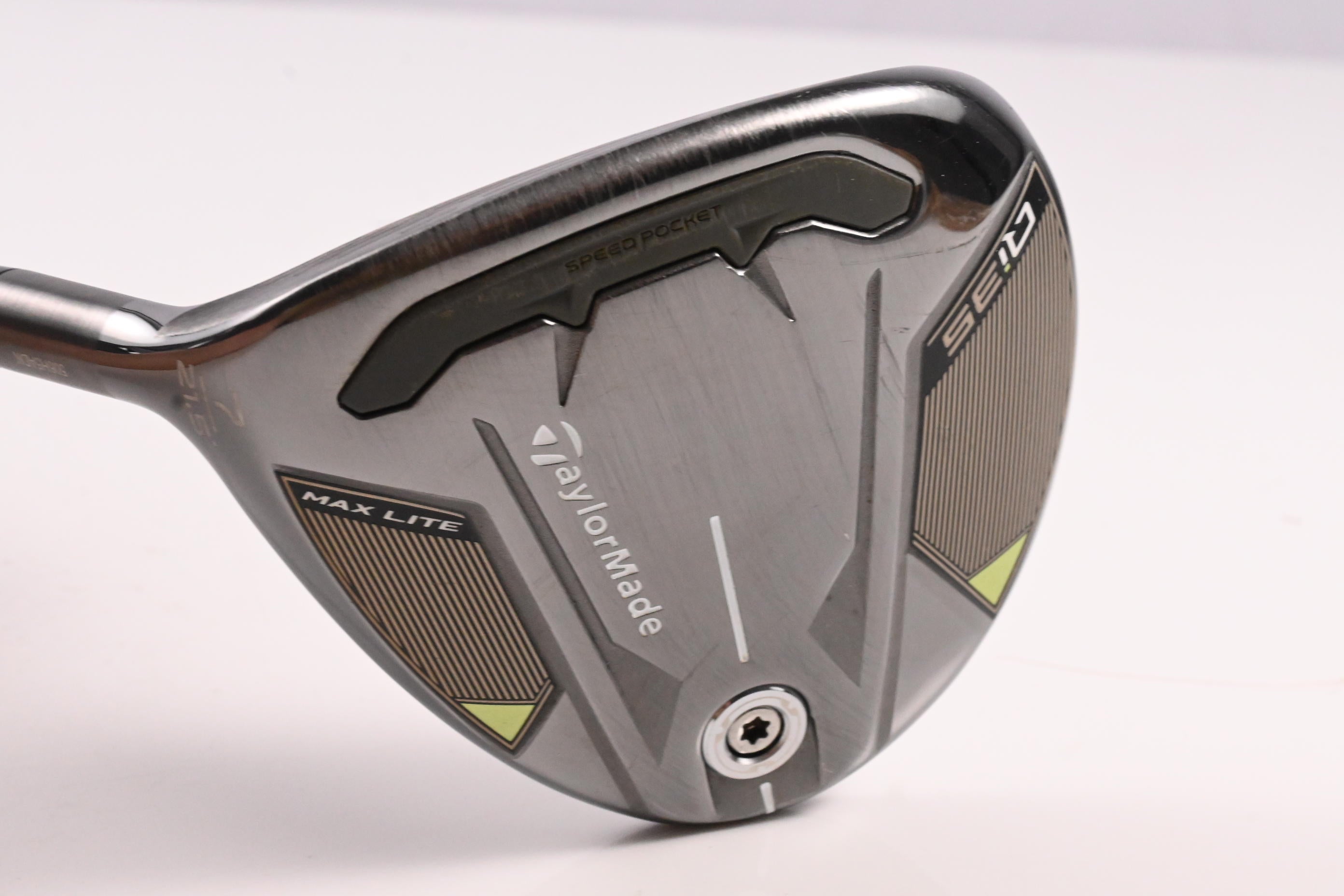 Left Hand Taylormade Qi35 Max Lite #7 Wood / 21 Degree / Regular Flex Ventus 5