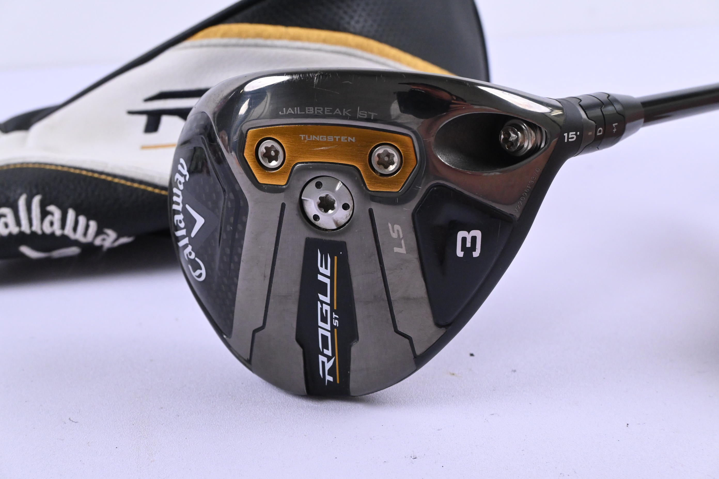 Callaway Rogue ST LS #3 Wood / 15 Degree / Stiff Flex HZRDUS Gen4 Black 70 Shaft