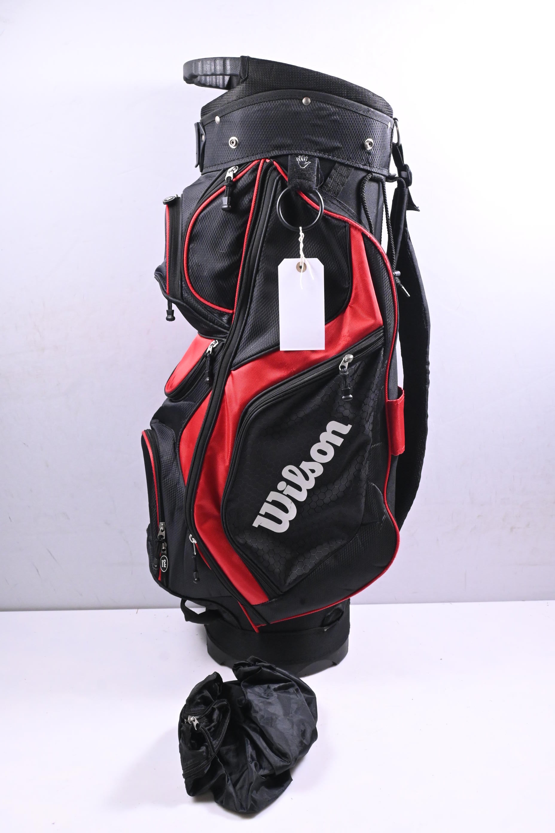 Wilson Cart Bag / 14-Way Divider / Black, Red