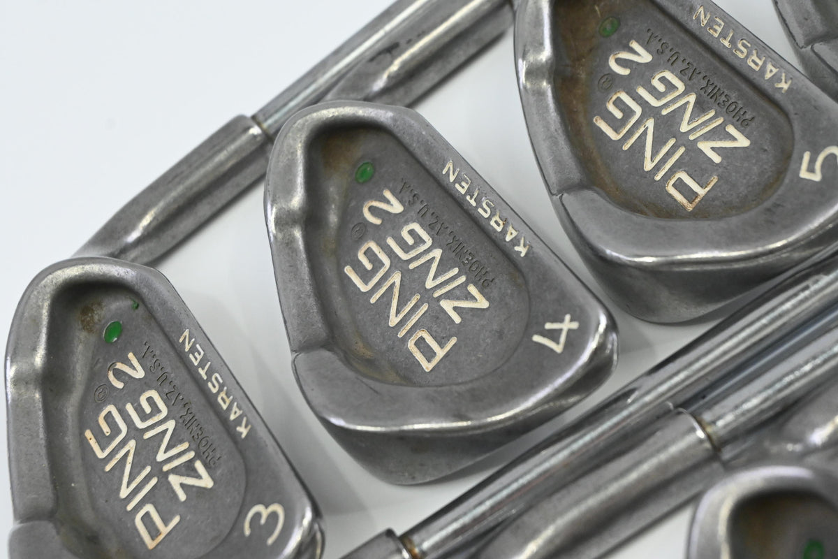 Ping Zing 2 Irons / 3-PW / Green Dot / Stiff Flex Ping JZ Cushin Shafts