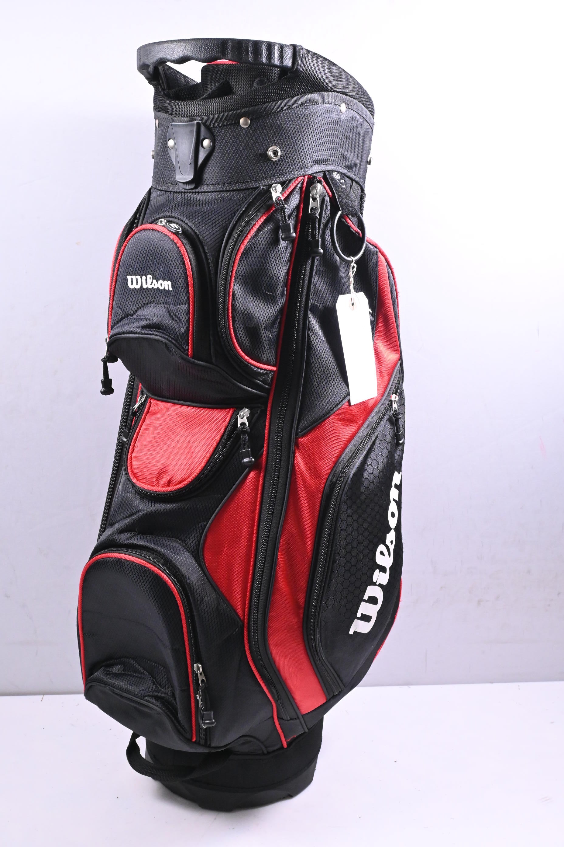 Wilson Cart Bag / 14-Way Divider / Black, Red