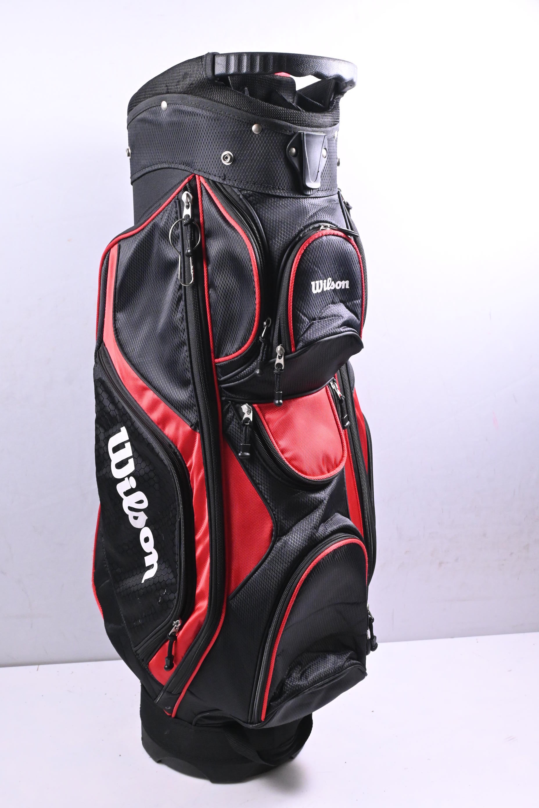 Wilson Cart Bag / 14-Way Divider / Black, Red