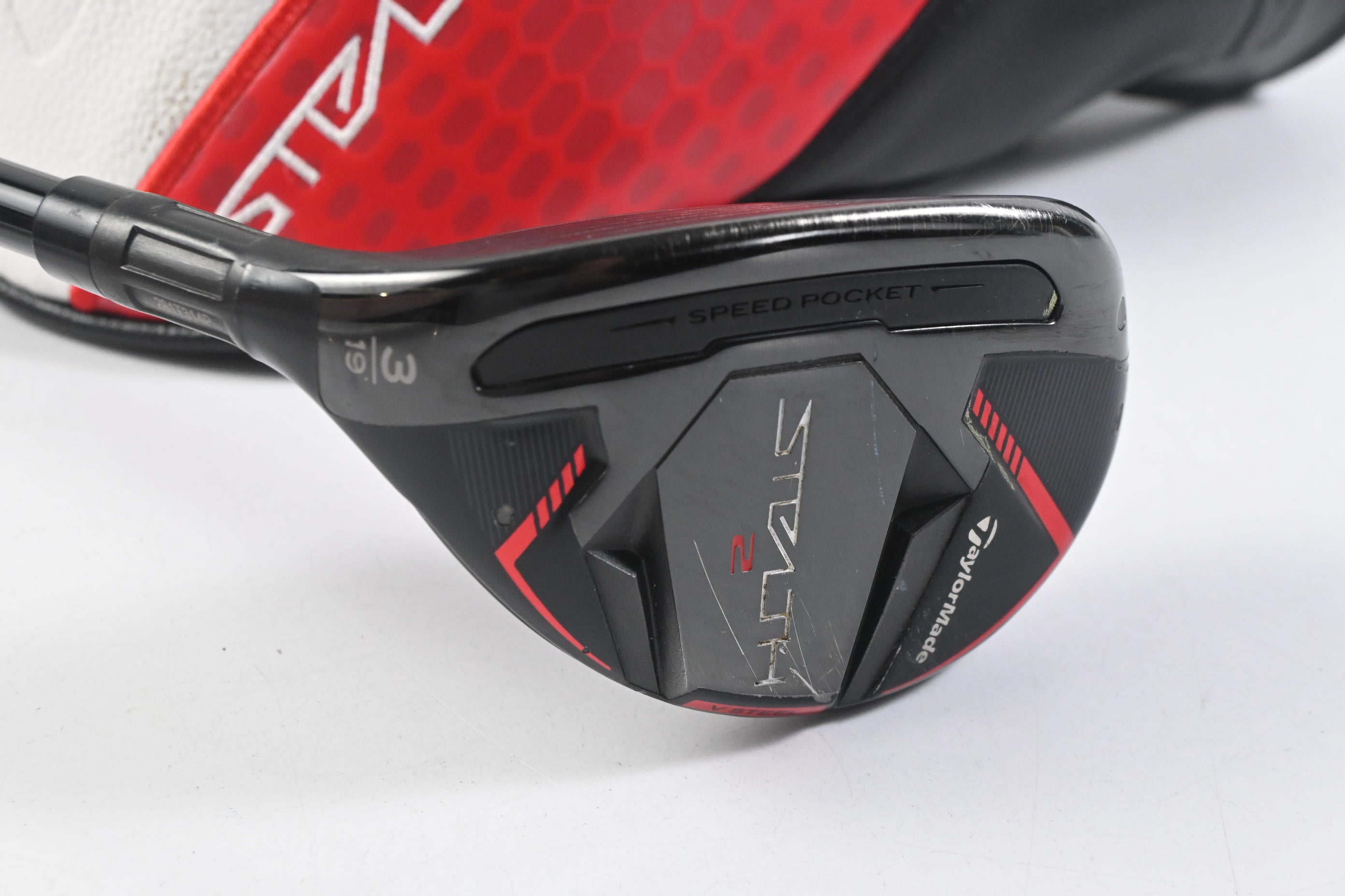 Left Hand Taylormade Stealth 2 #3 Hybrid / 19 Degree / Regular Flex Ventus TR 6