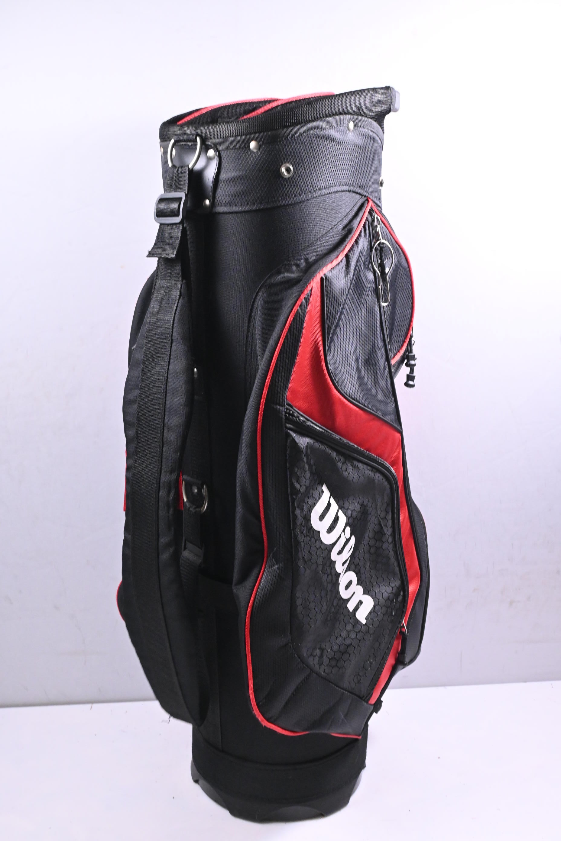 Wilson Cart Bag / 14-Way Divider / Black, Red