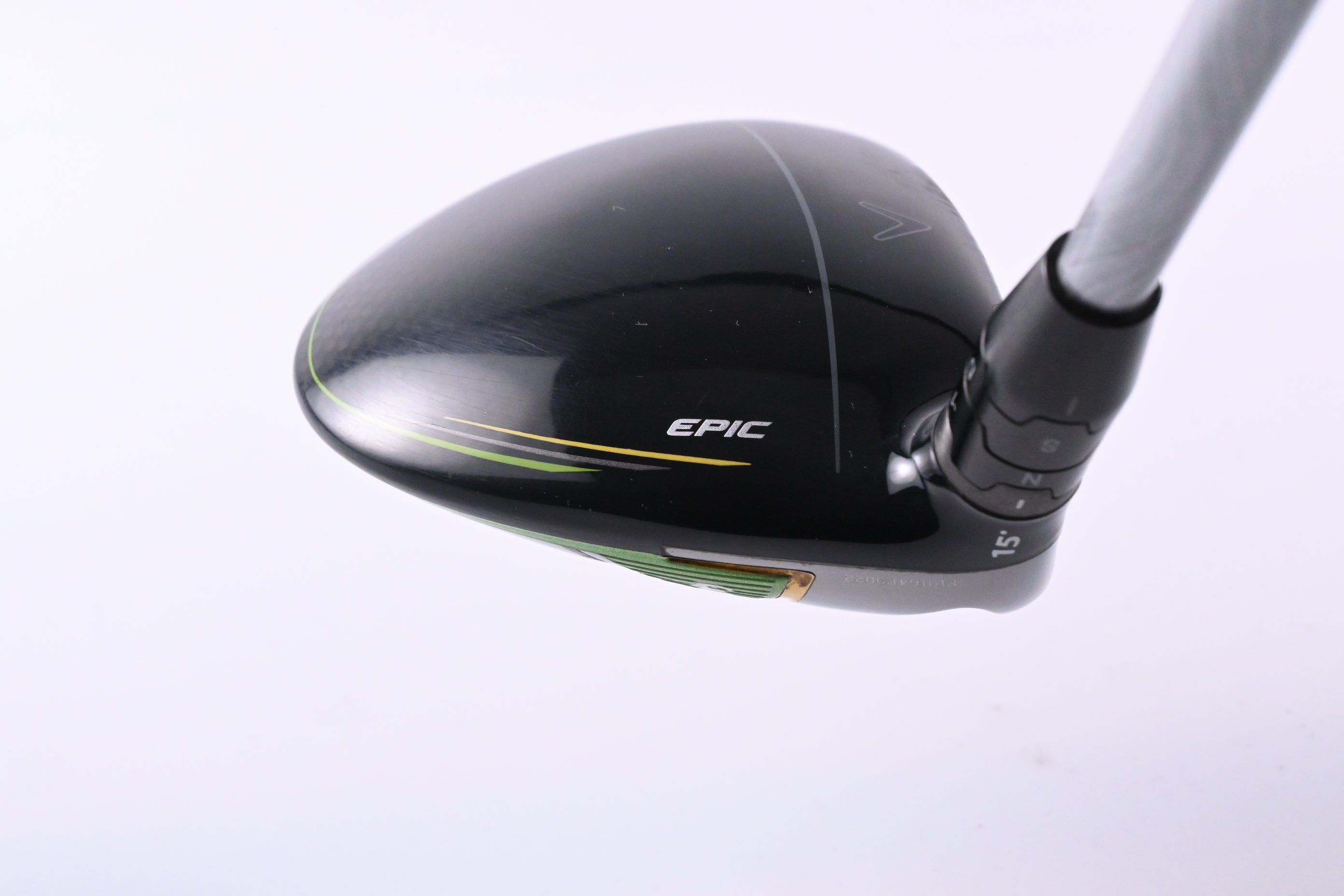 Left Hand Callaway Epic Flash #3 Wood / 15 Degree / Senior Flex Evenflow Green