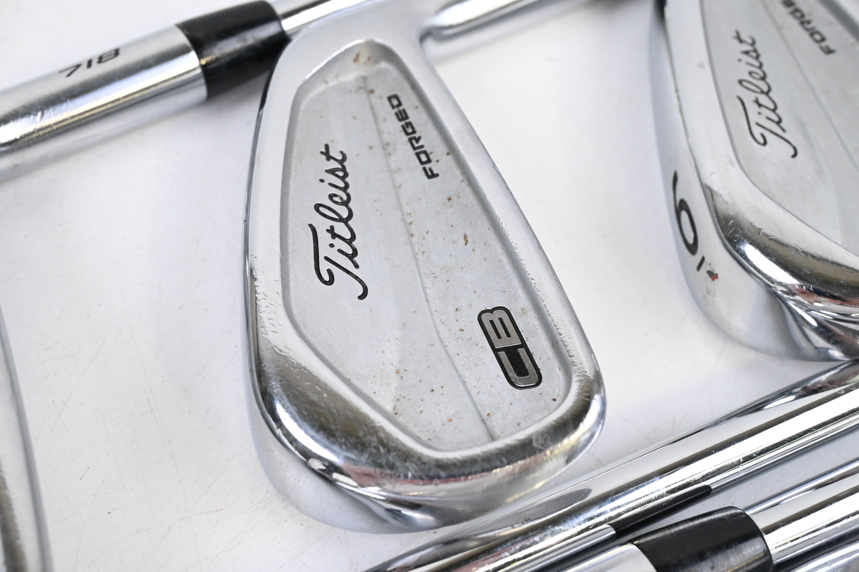 Titleist 718 CB Irons / 4-PW / Stiff Flex KBS Tour Shafts