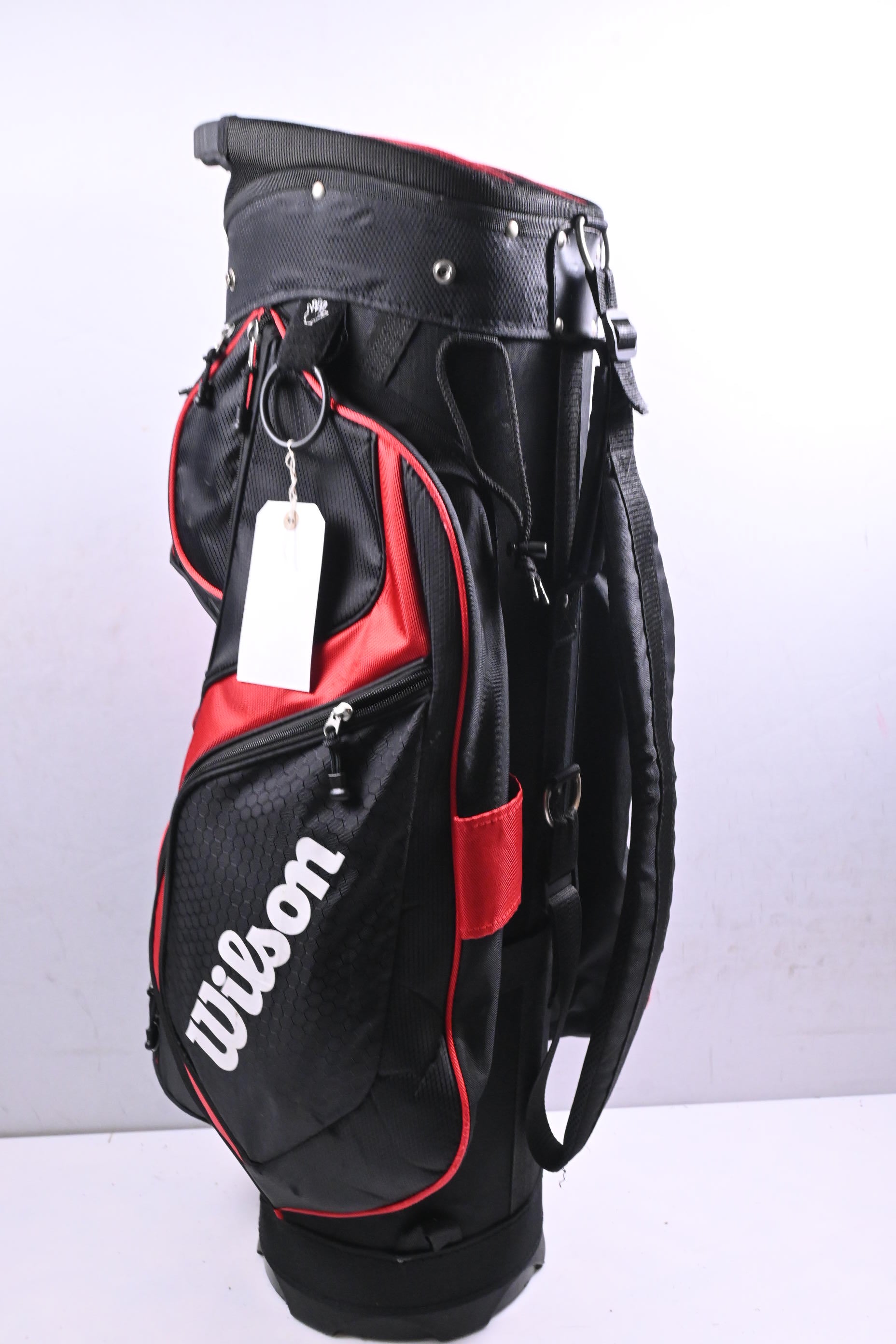 Wilson Cart Bag / 14-Way Divider / Black, Red