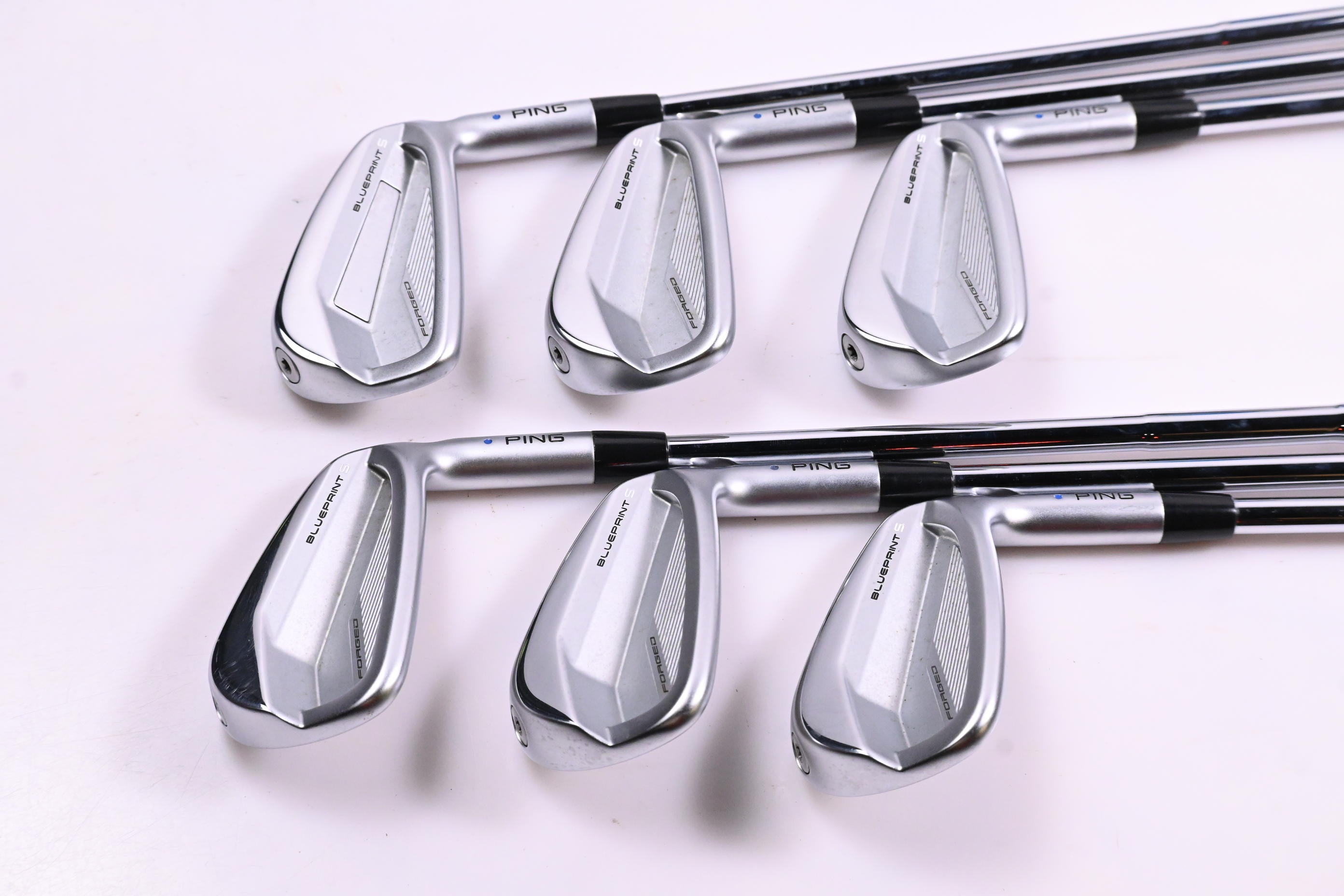 Ping Blueprint S Irons / 5-PW / Bleu Dot / Stiff Flex Dynamic Gold Mid 115 S300 Shafts