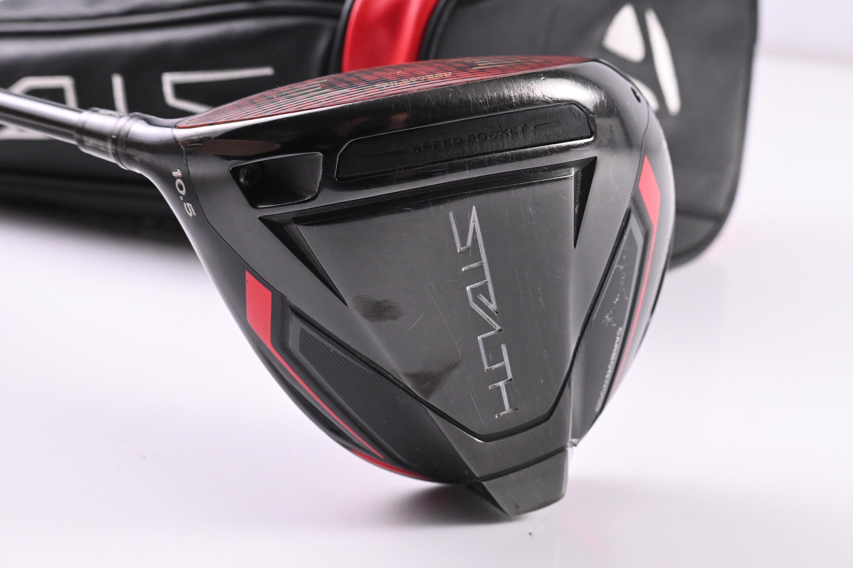 Left Hand Taylormade Stealth Driver / 10.5 Degree / Stiff Flex Tensei AV Raw 65