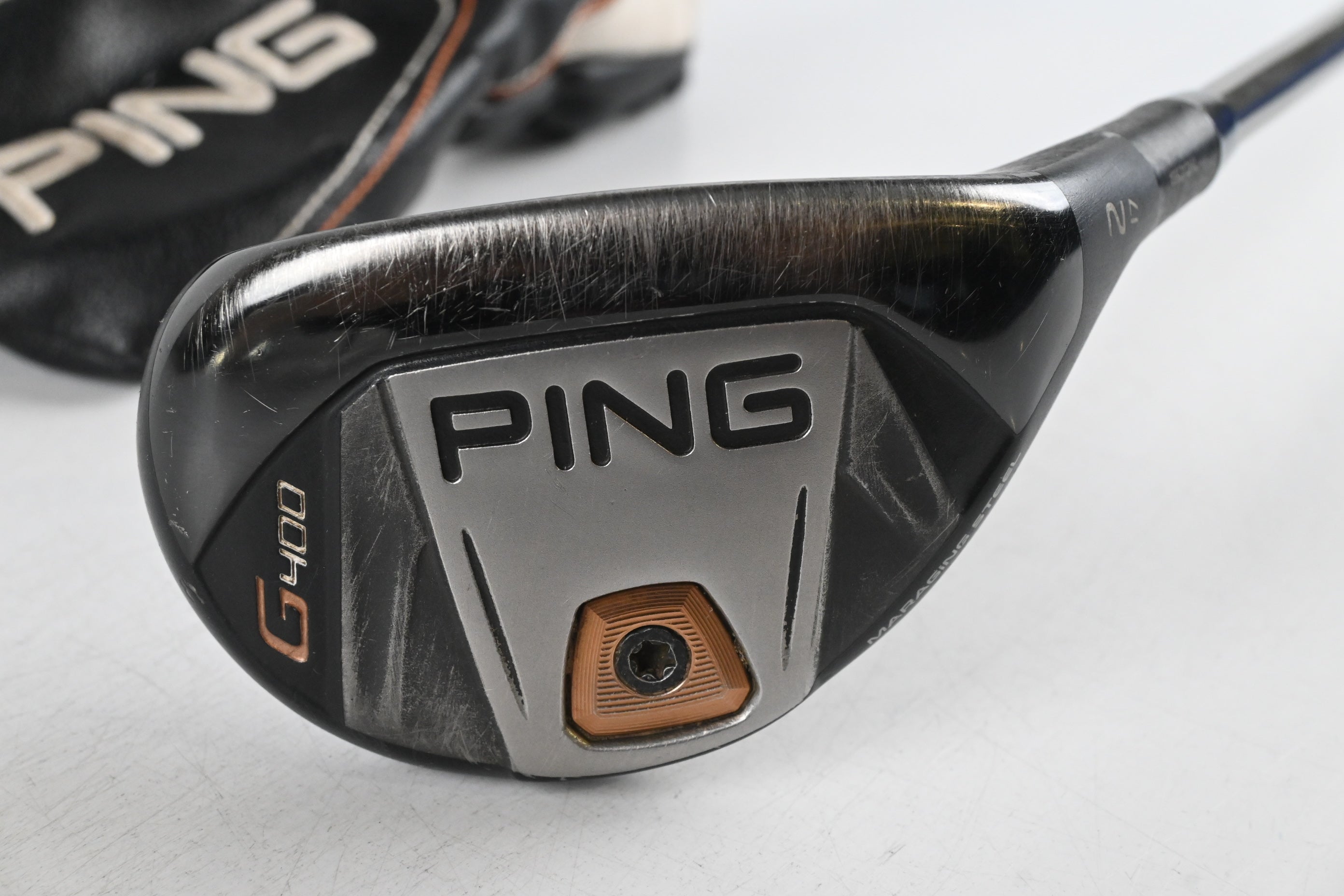 Ping G400 #2 Hybrid / 17 Degree / Stiff Flex Ping Tour Chrome 85 Shaft