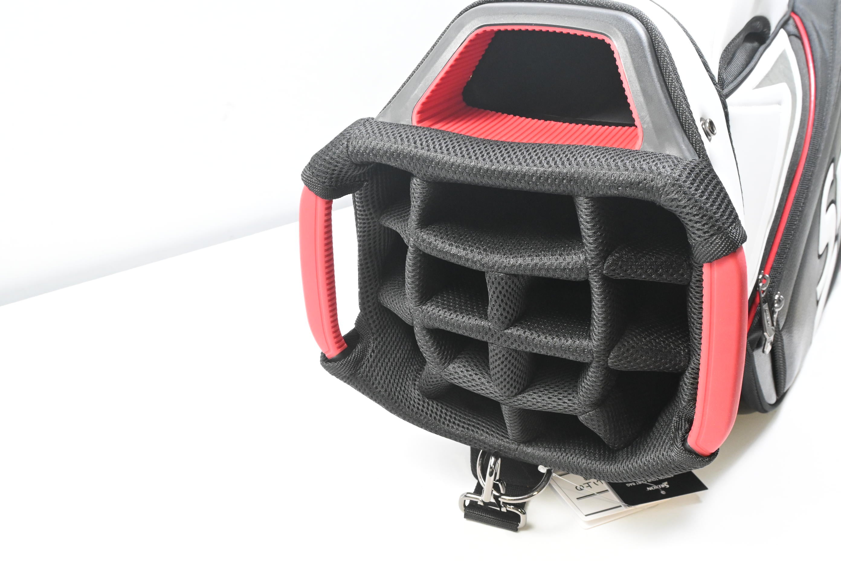 Srixon Cart Bag / 14-Way Divider / White,  Black, Red