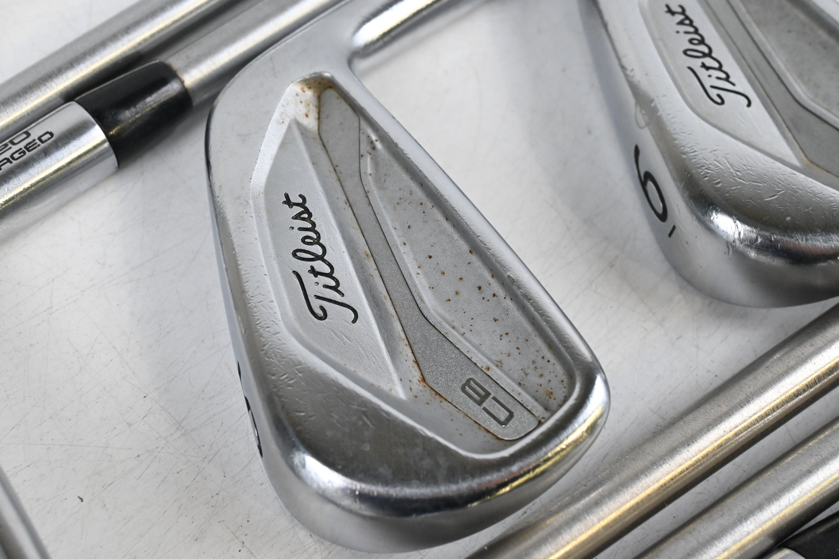 Titleist CB 620 Irons / 3-PW / X-Flex KBS Tour C-Taper 130 Shafts