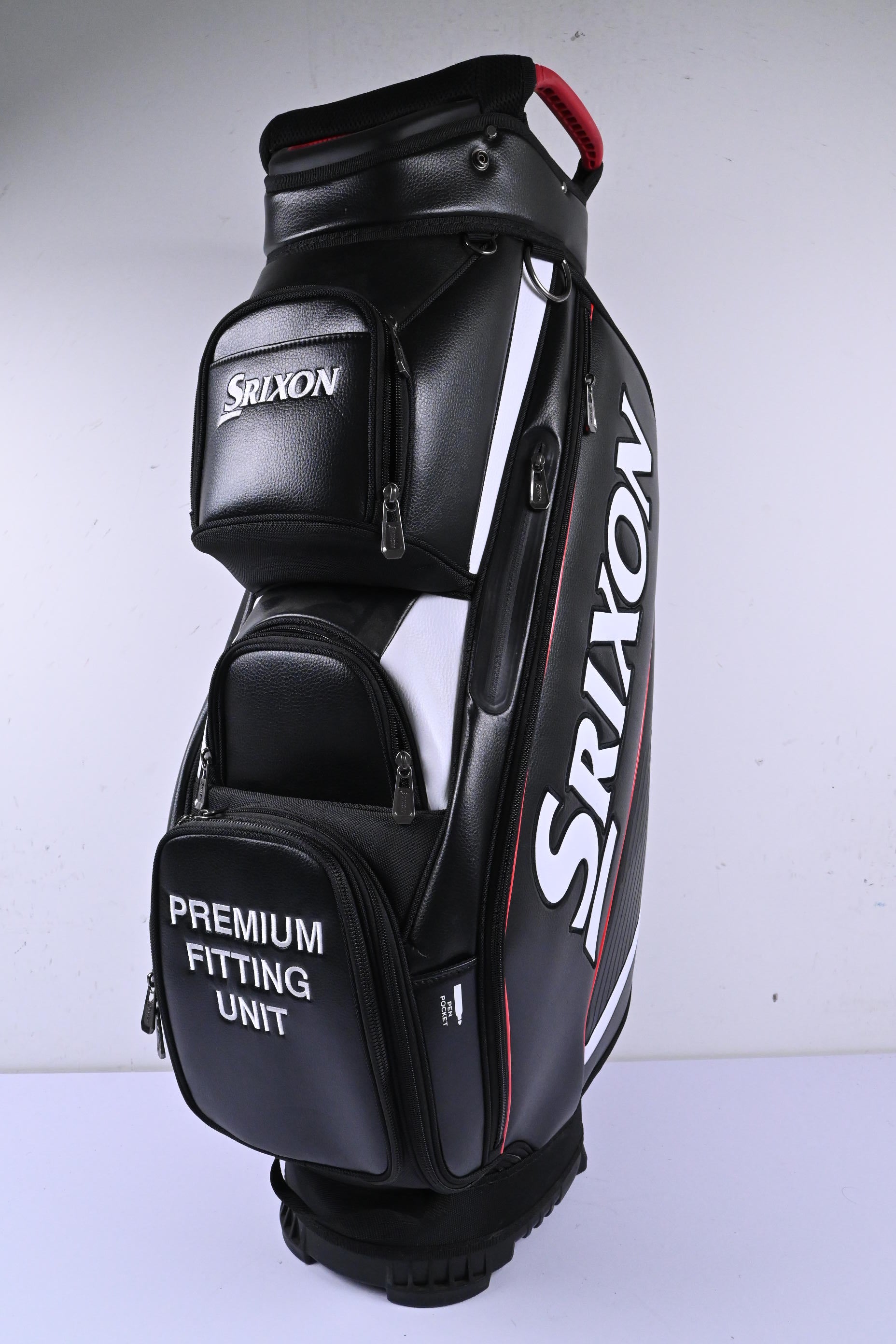 Srixon Cart Bag / 14-Way Divider / Black, White & Red