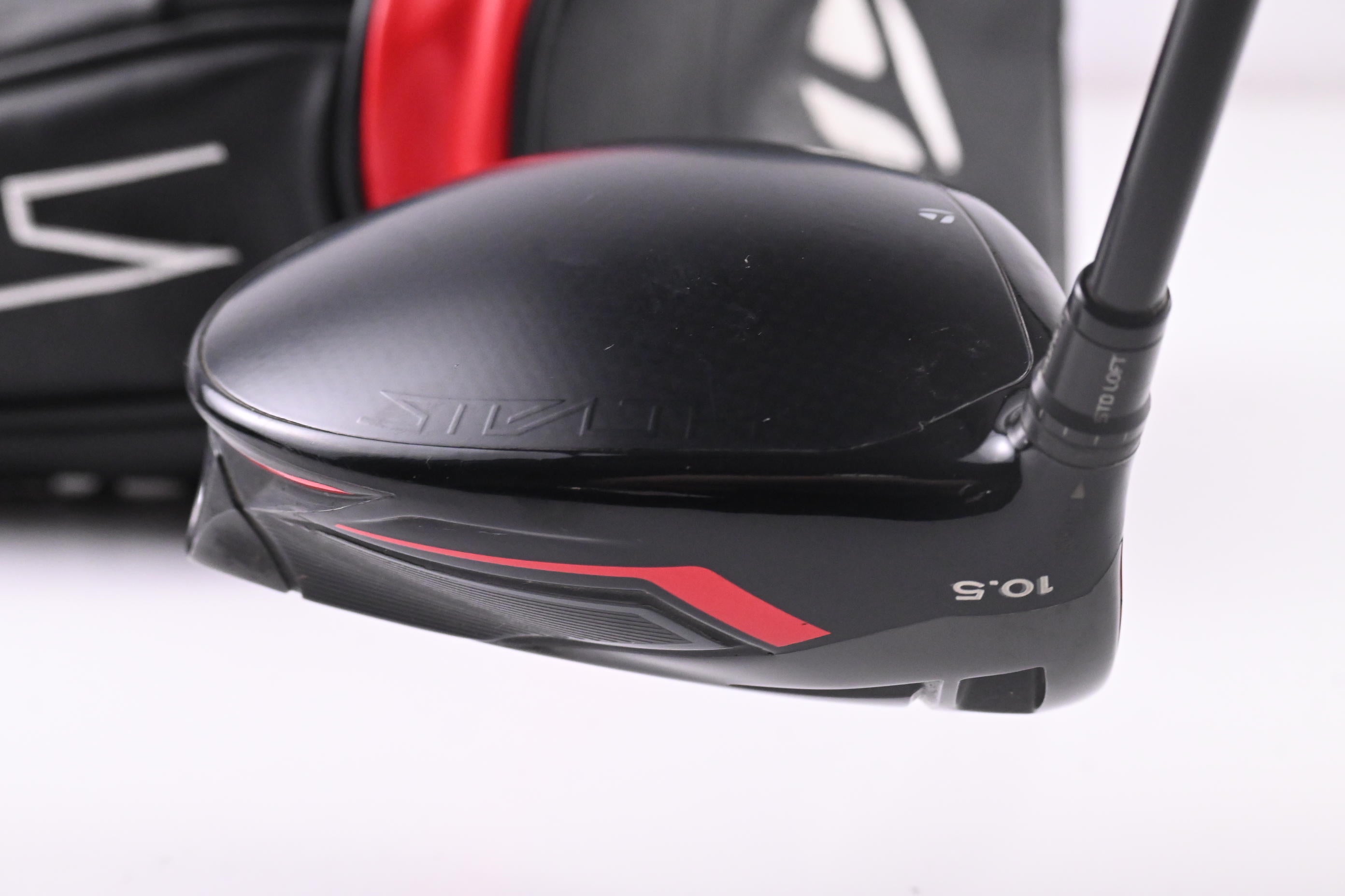 Left Hand Taylormade Stealth Driver / 10.5 Degree / Stiff Flex Tensei AV Raw 65