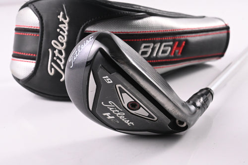 Titleist 816 H2 #3 Hybrid / 19 Degree / Stiff Flex Aldila Rogue Black 85 Shaft