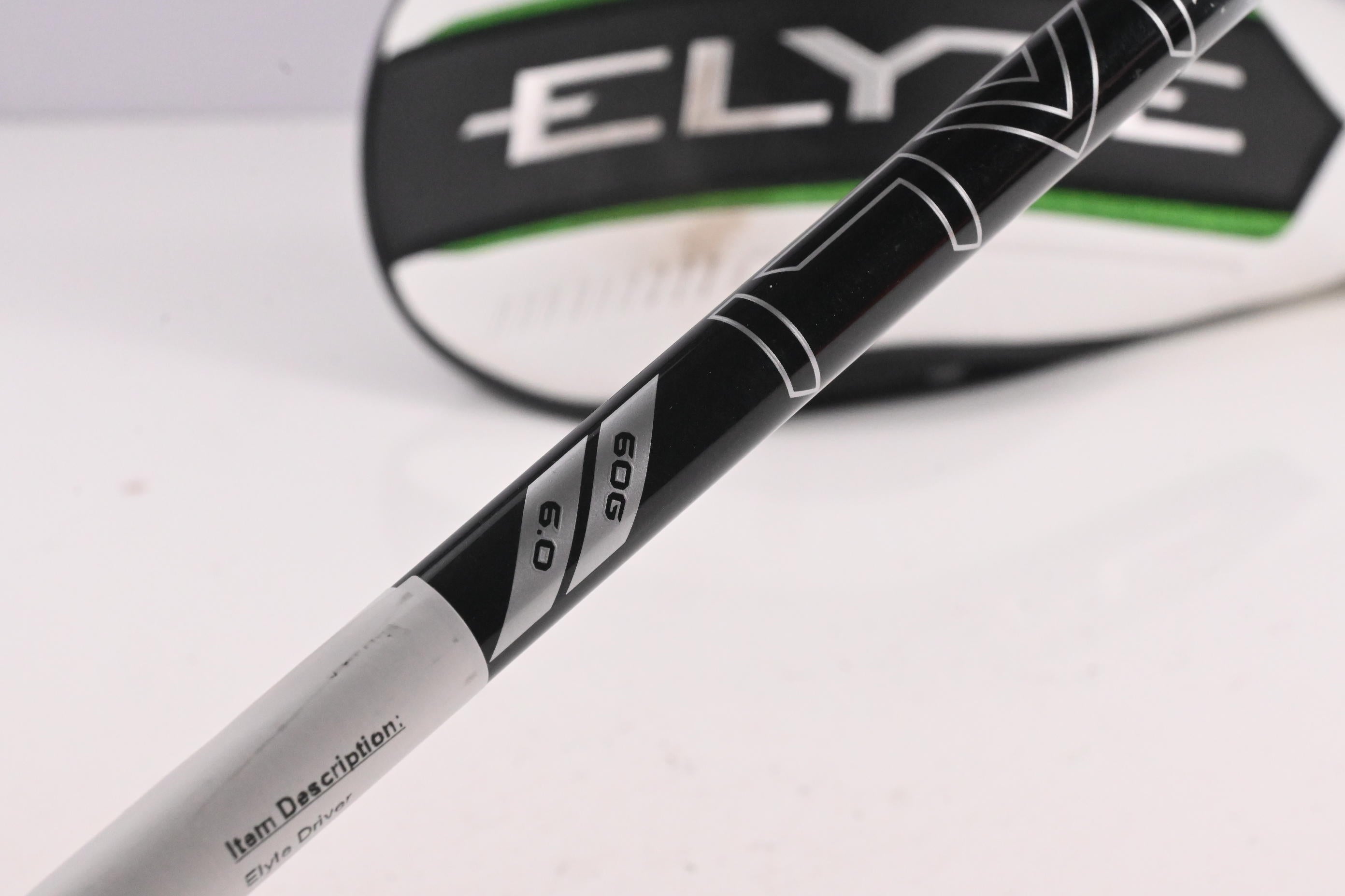 Callaway Elyte Driver / 9 Degree / Stiff Flex Denali Black 60 Shaft