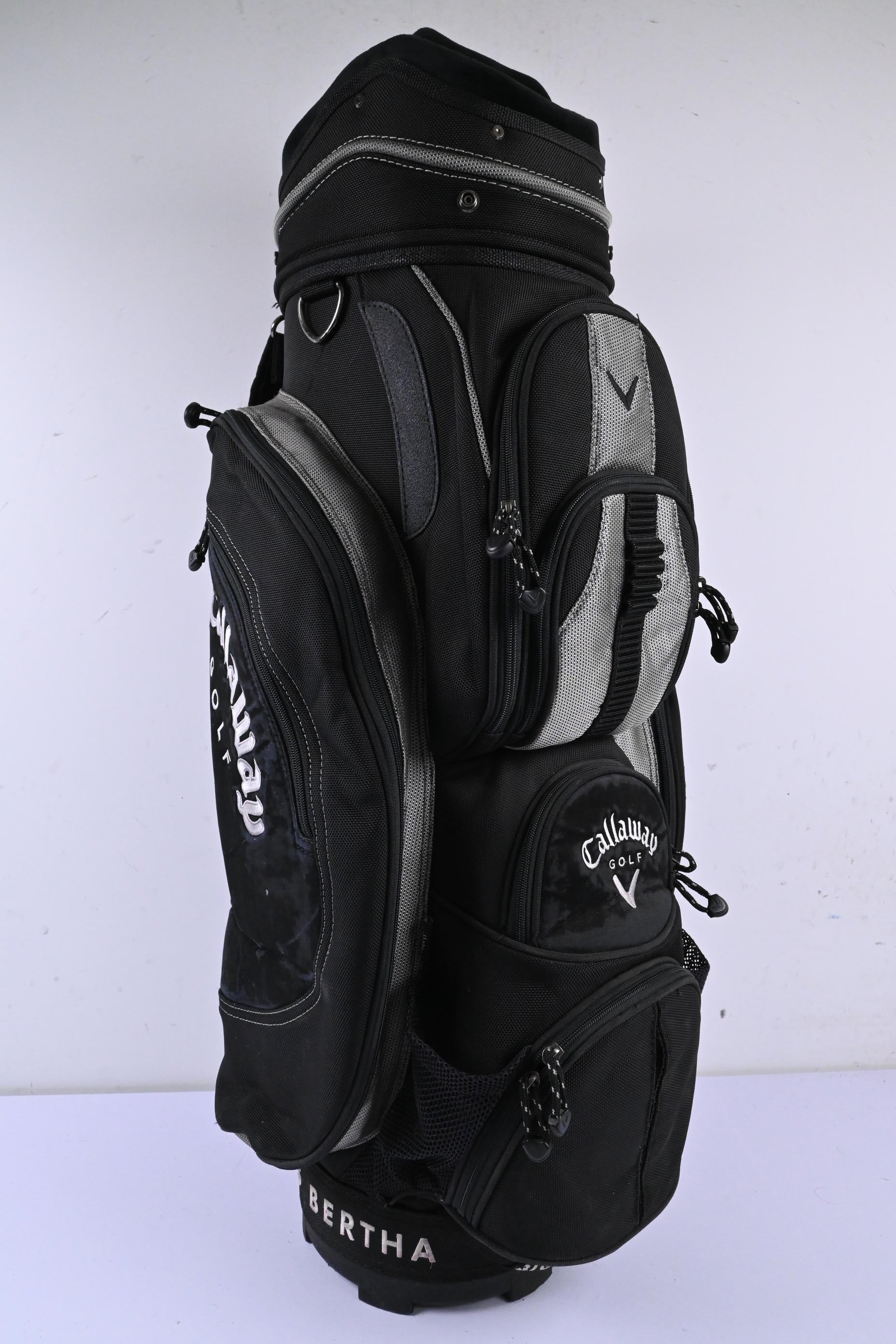 Callaway Big Bertha Cart Bag / 6-Way Divider / Black & Grey