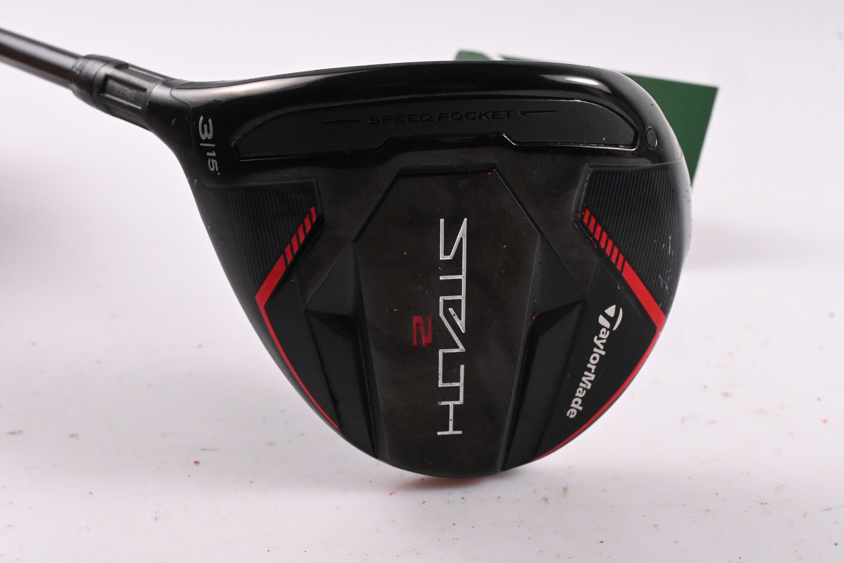 Left Handed Taylormade Stealth 2 #3 Wood / 15 Degree / Senior Flex Ventus TR Red 5 Shaft