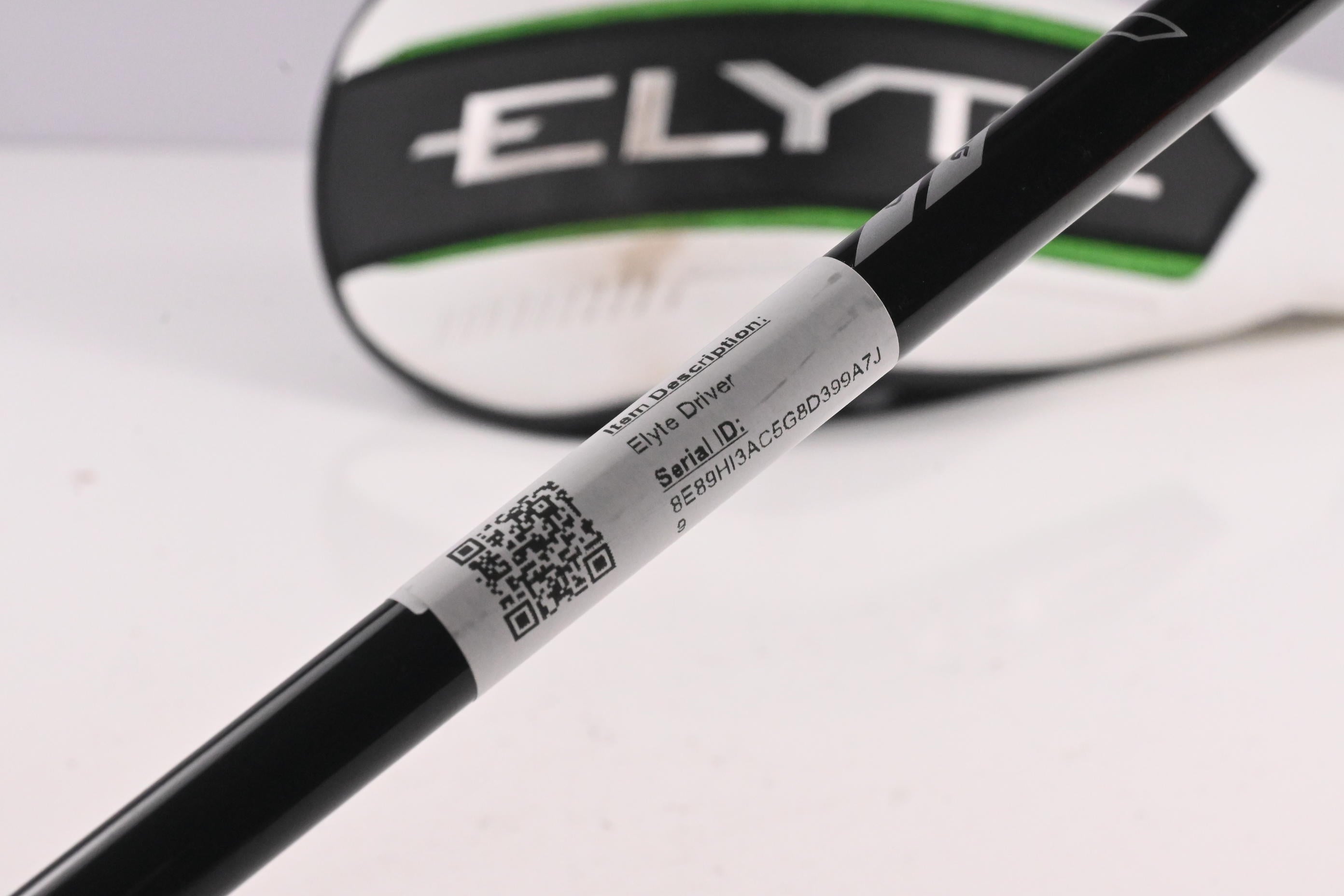 Callaway Elyte Driver / 9 Degree / Stiff Flex Denali Black 60 Shaft