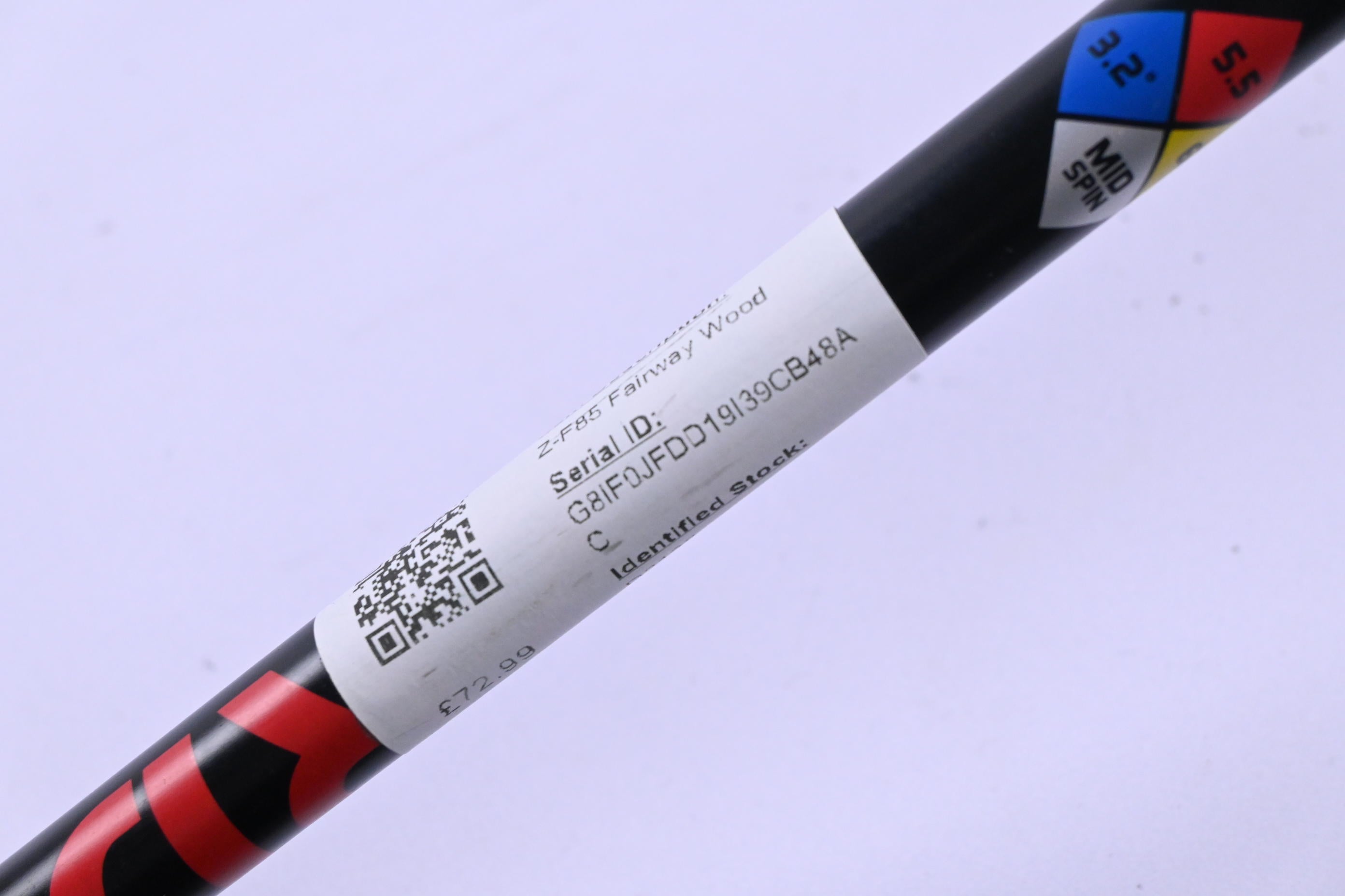 Srixon Z-F85 #5 Wood / 18 Degree / Regular Flex Project X HZRDUS Red 62 Shaft