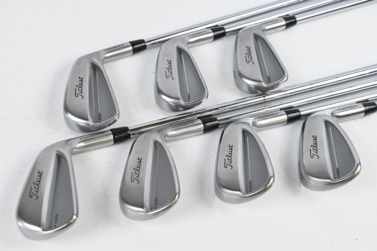 Titleist T100 2025 Irons / 4-PW / Stiff Flex KBS Tour Steel Shafts