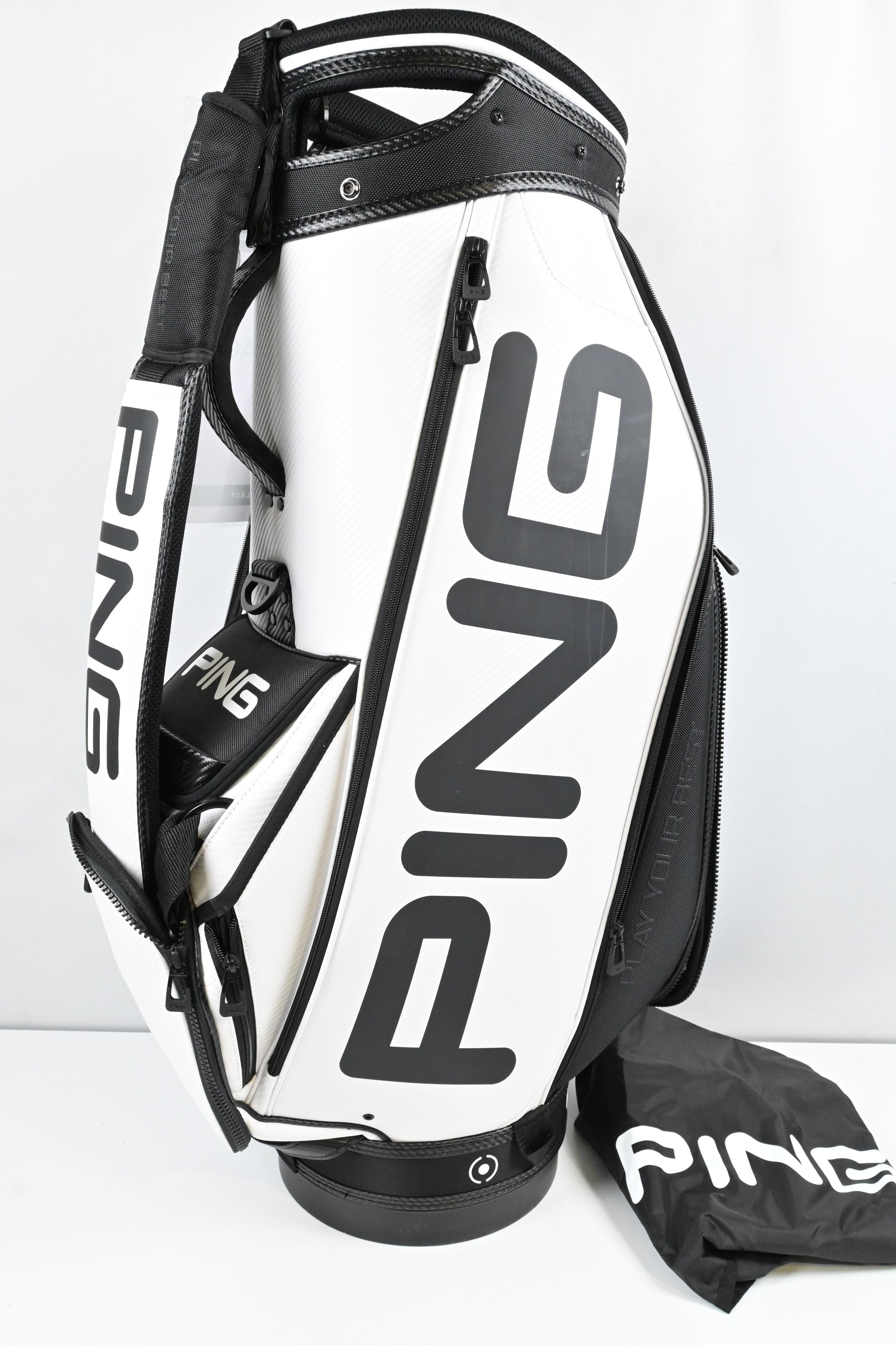 Ping Staff Tour Bag / 6-Way Divider / White, Black