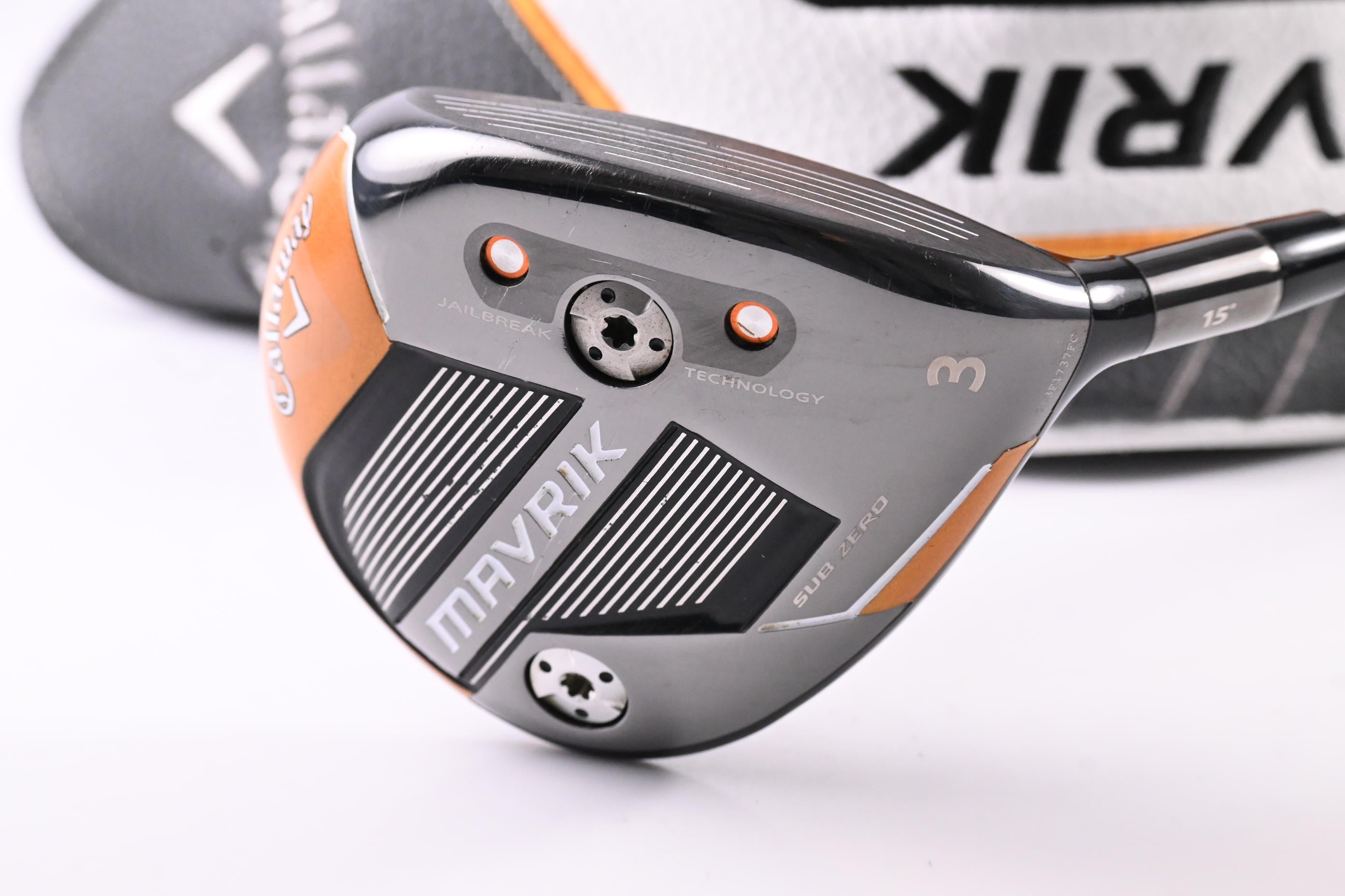 Callaway Mavrik Sub Zero #3 Wood / 15 Degree / Stiff Flex Aldila Rogue Black 70