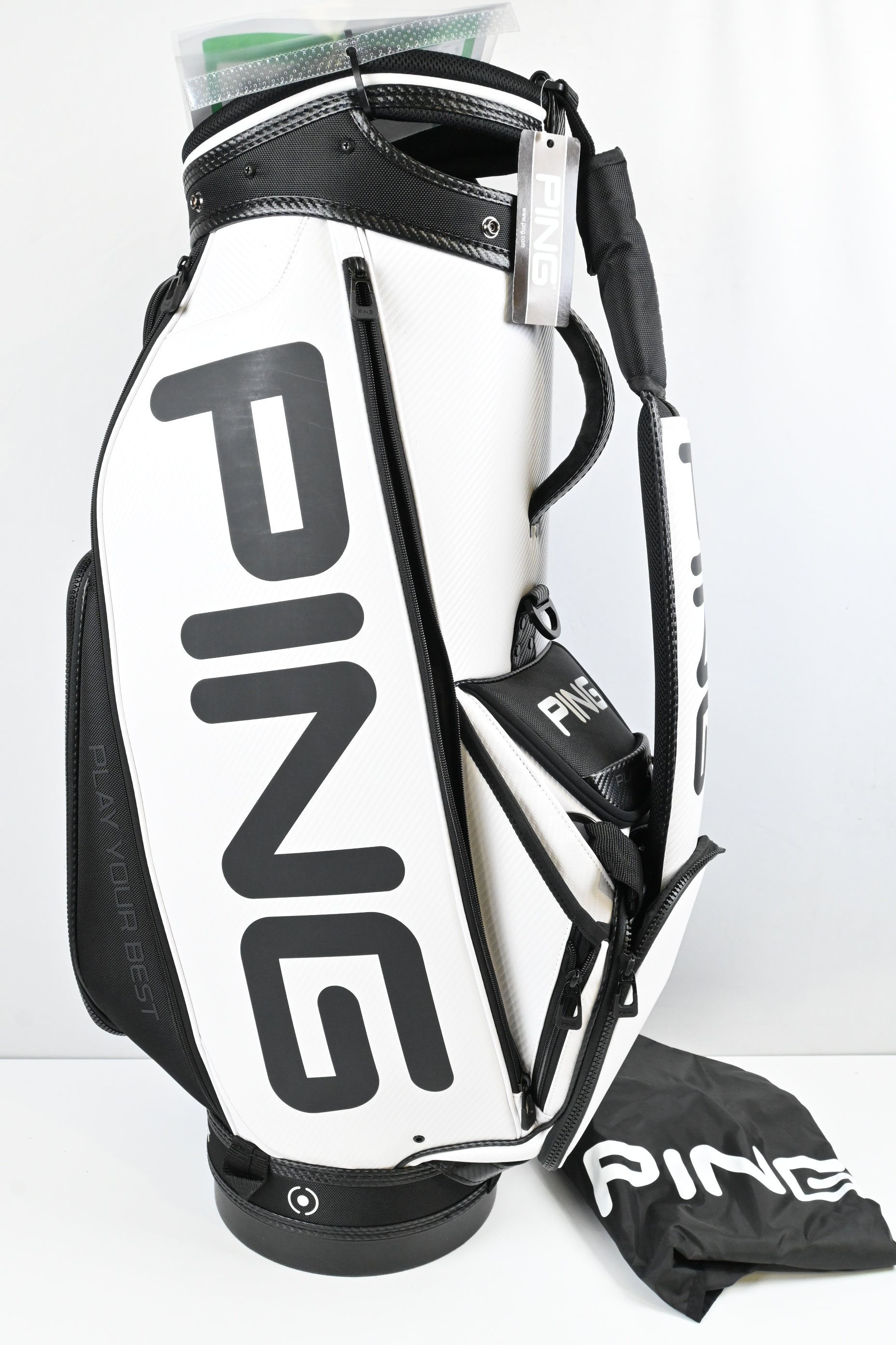 Ping Staff Tour Bag / 6-Way Divider / White, Black