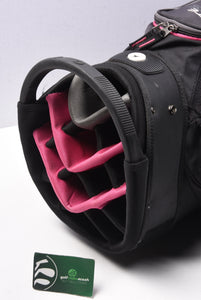 Motocaddy Lite Series Cart Bag / 14-Way Divider / Black, Pink