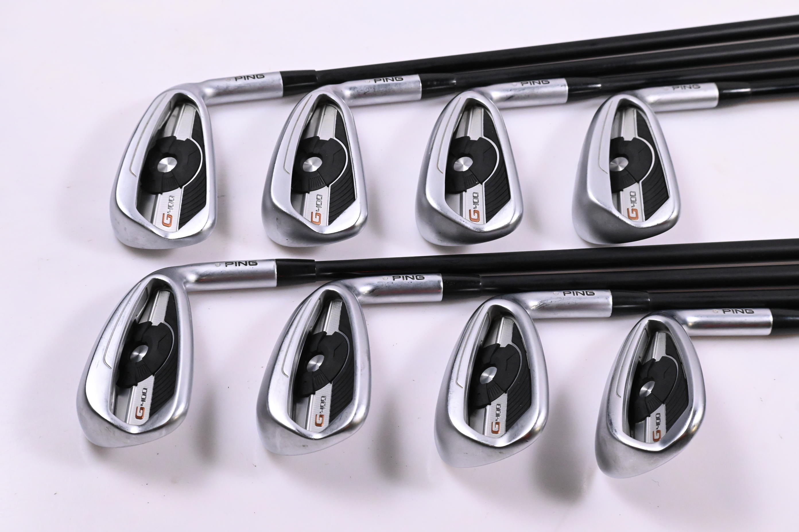 Ping G400 Irons / 4-PW+SW / Regular Flex Ping Alta CB AWT Shafts