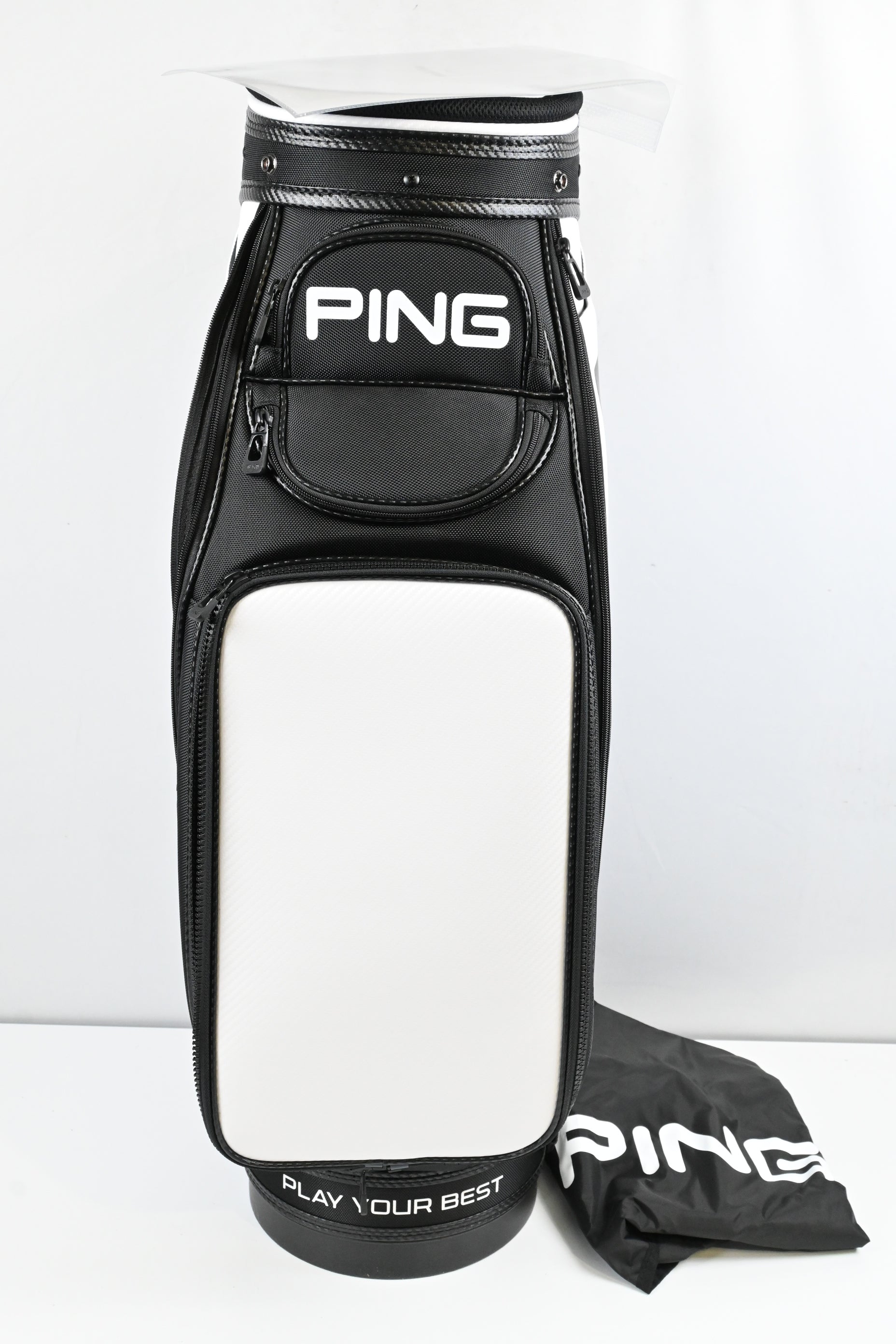 Ping Staff Tour Bag / 6-Way Divider / White, Black