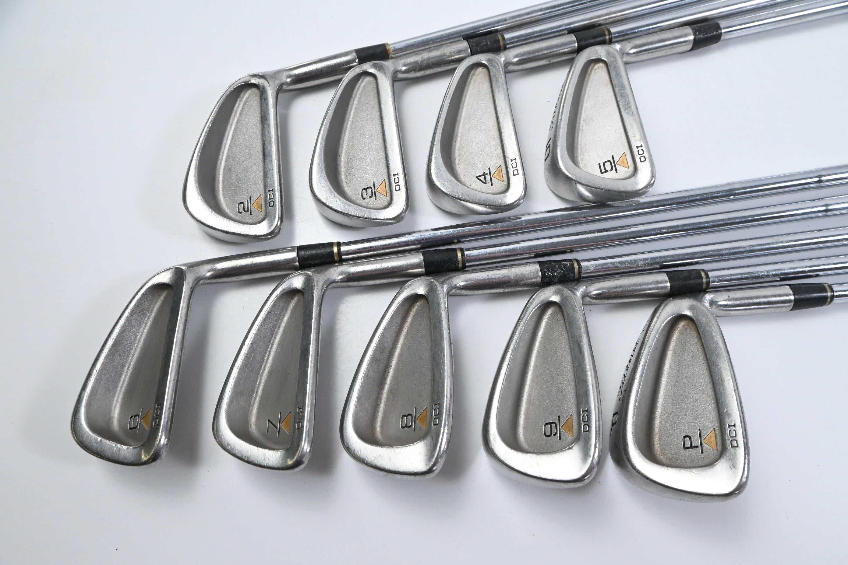 Titleist DCI Gold Irons / 2-PW / Stiff Flex Dynamic Gold S300 Shafts