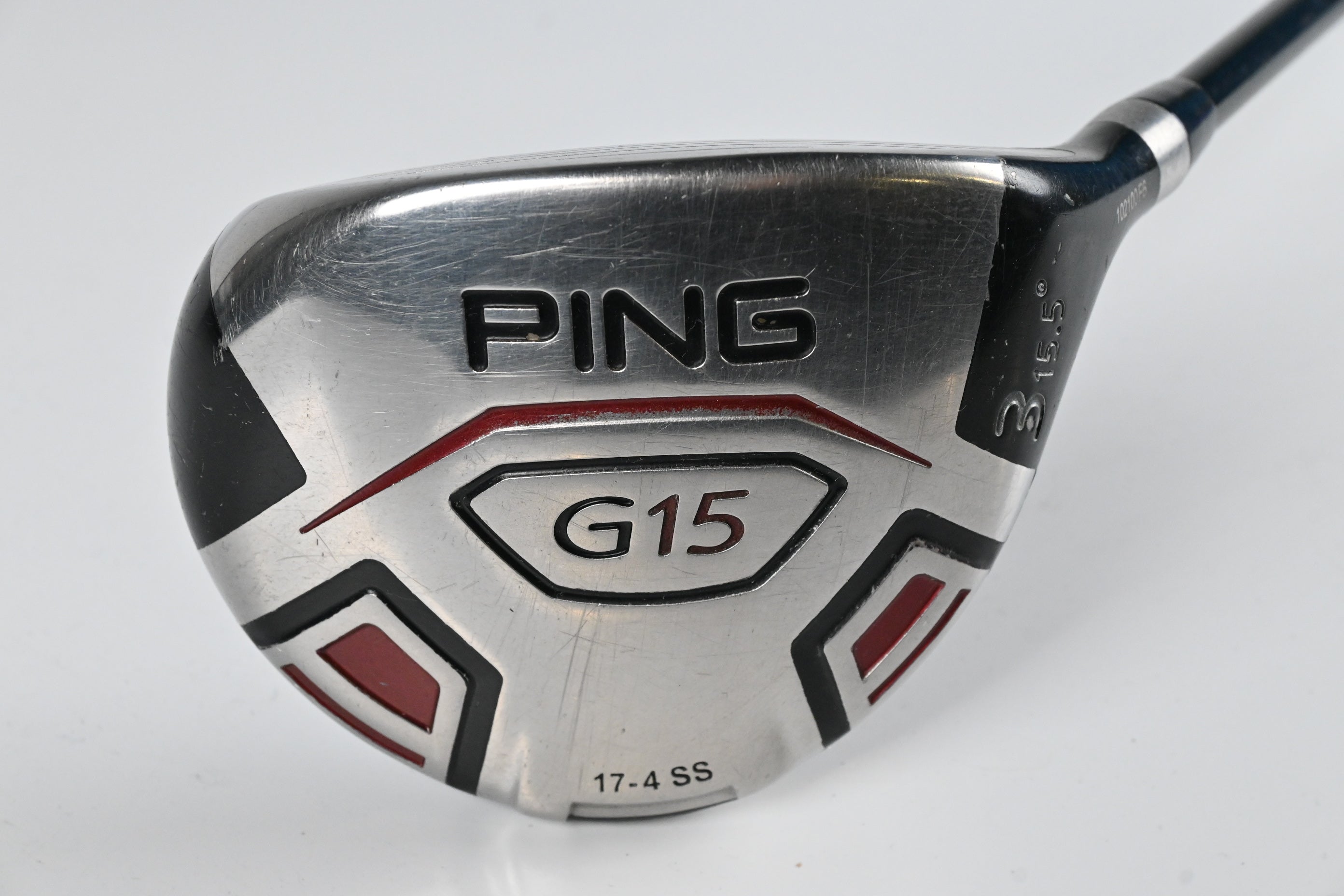 Ping G15 #3 Wood / 15.5 Degree / Stiff Flex Aldila Serrano 75 Shaft