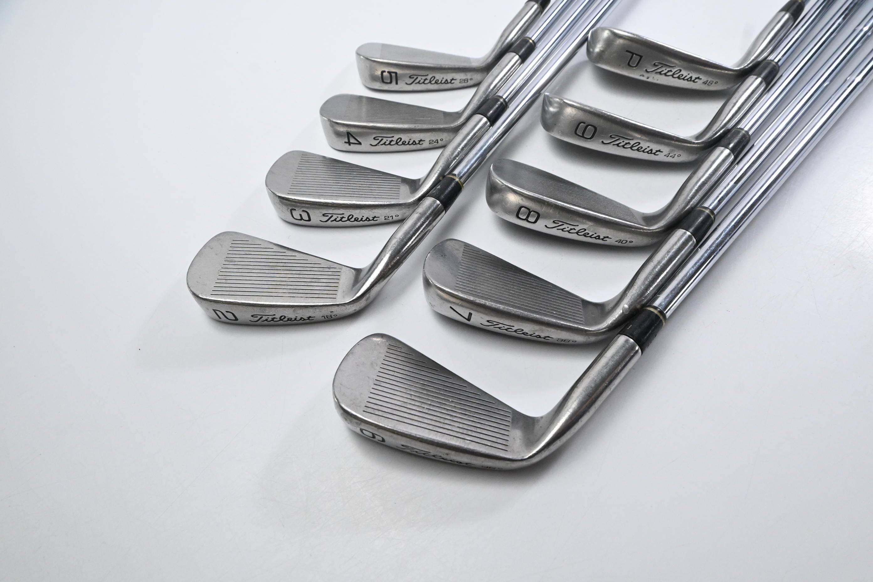 Titleist DCI Gold Irons / 2-PW / Stiff Flex Dynamic Gold S300 Shafts