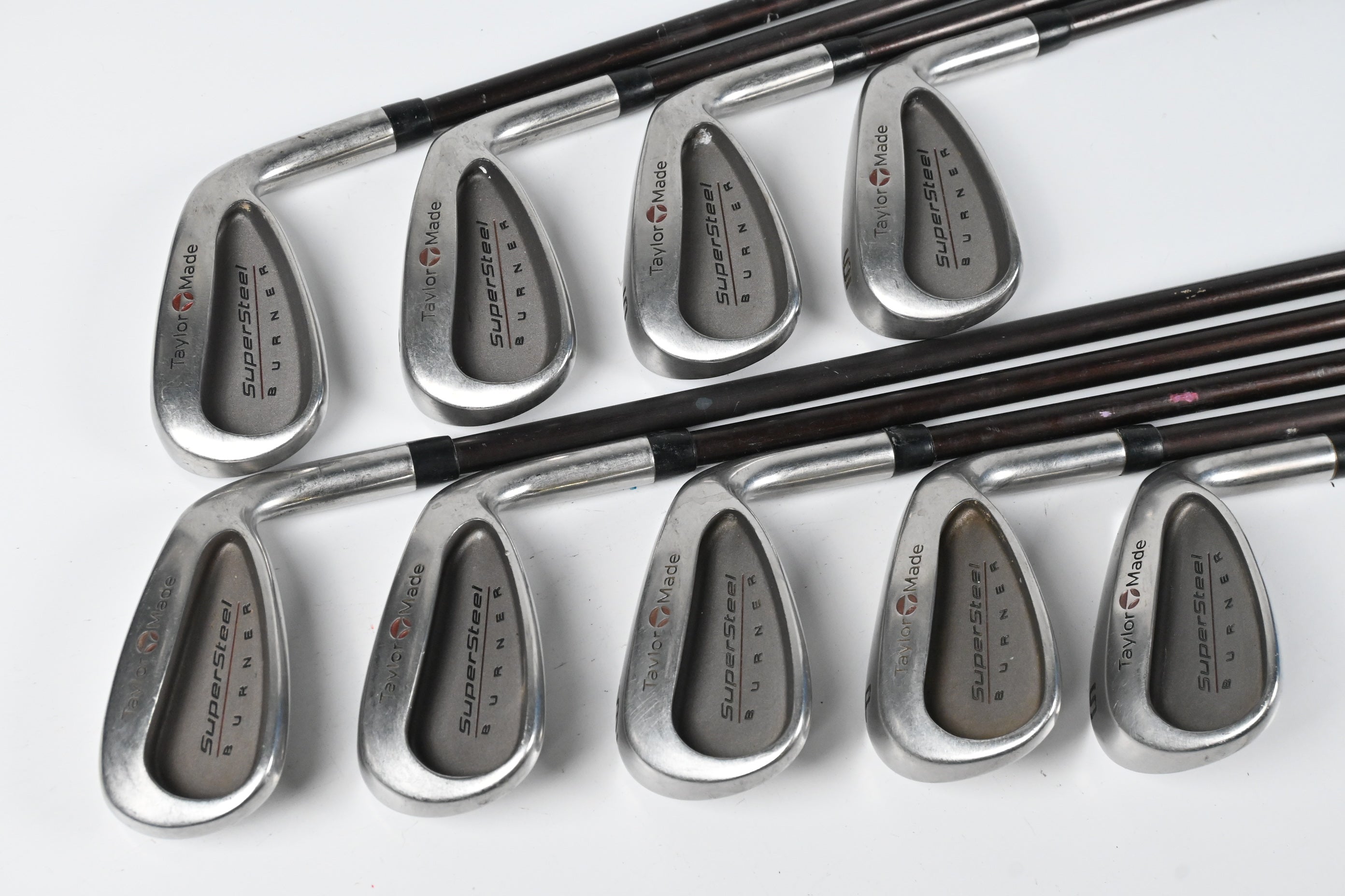 Taylormade Supersteel Irons / 3-PW+SW / Regular Flex Taylormade 80 Shafts