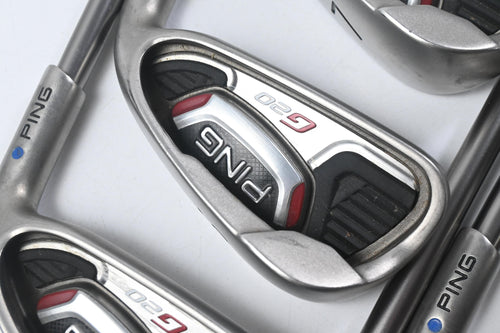 Ping G20 Irons / 5-PW+SW / Blue Dot / Senior Flex Ping TFC 169 Shafts