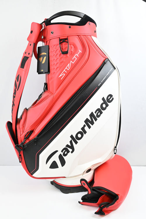 Taylormade Stealth 2 Tour Bag / 6-Way Divider / Red, White & Black