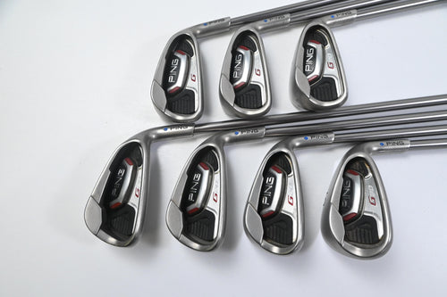 Ping G20 Irons / 5-PW+SW / Blue Dot / Senior Flex Ping TFC 169 Shafts