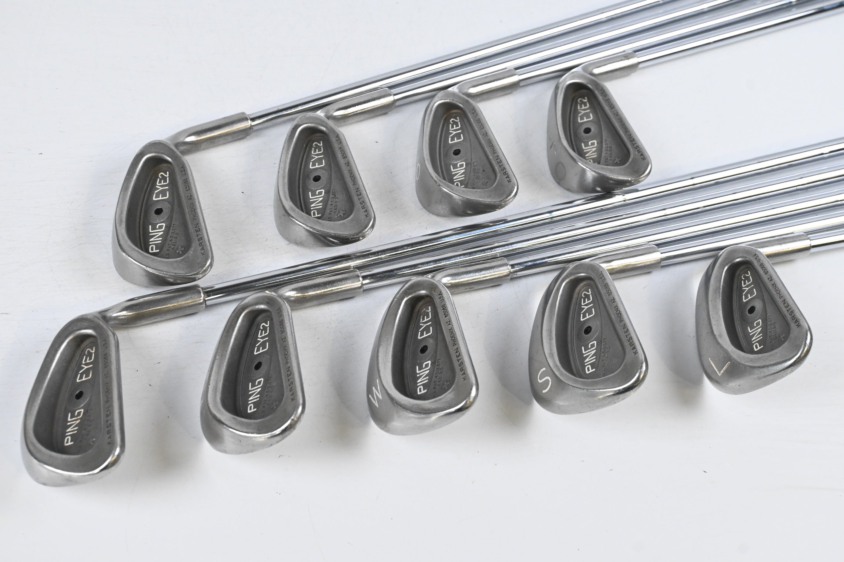 Ping Eye 2 Irons / 4-PW+SW+LW / Black Dot / Stiff Flex Ping Karsten JZ Shafts