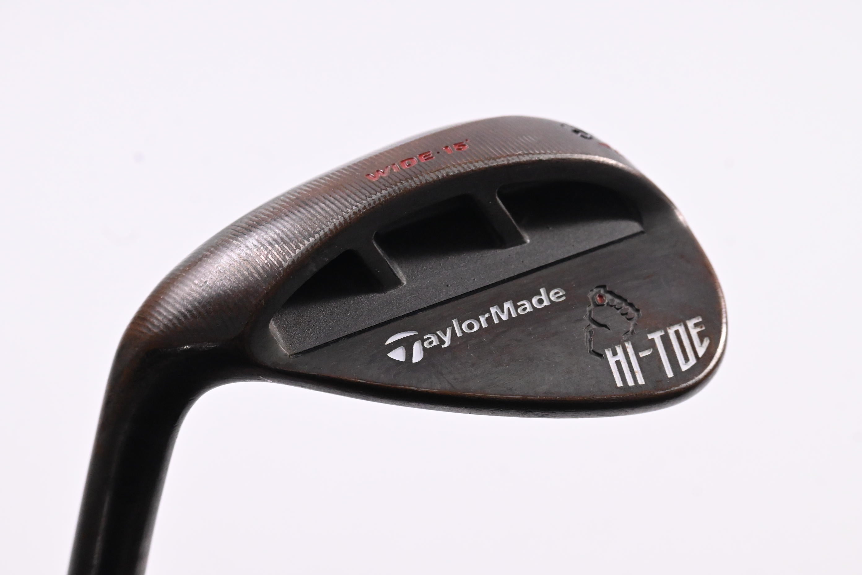 Left Hand Taylormade Hi-Toe Raw Big Foot Lob Wedge / 60 Degree / Stiff Flex