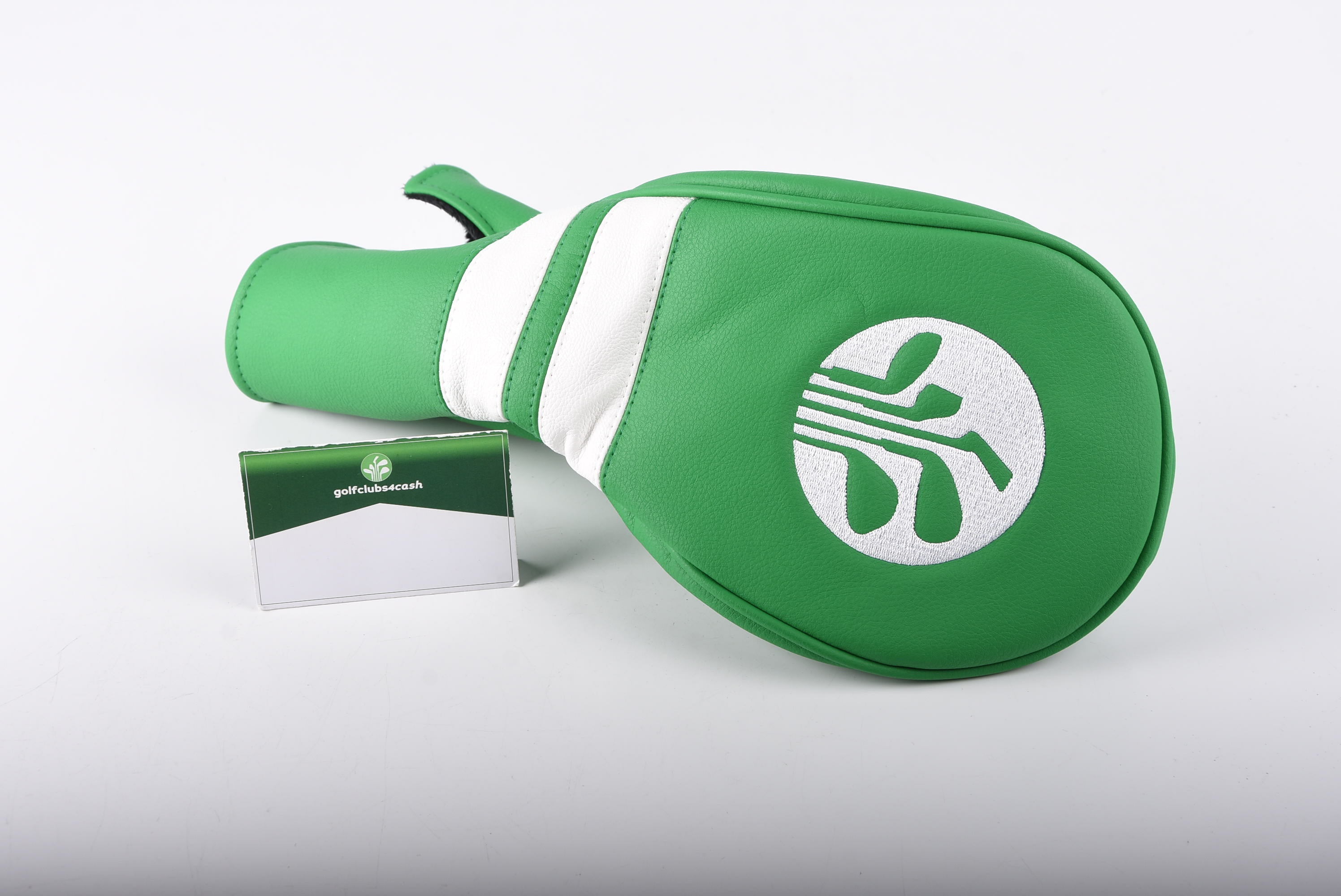 Golfclubs4cash Branded Headcover - Driver / Green &amp; White