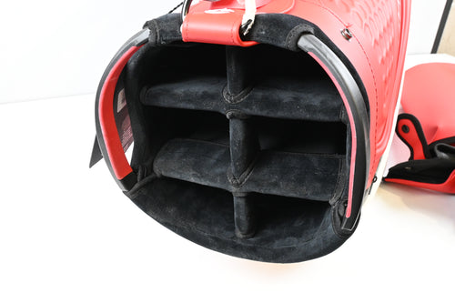 Taylormade Stealth 2 Tour Bag / 6-Way Divider / Red, White & Black
