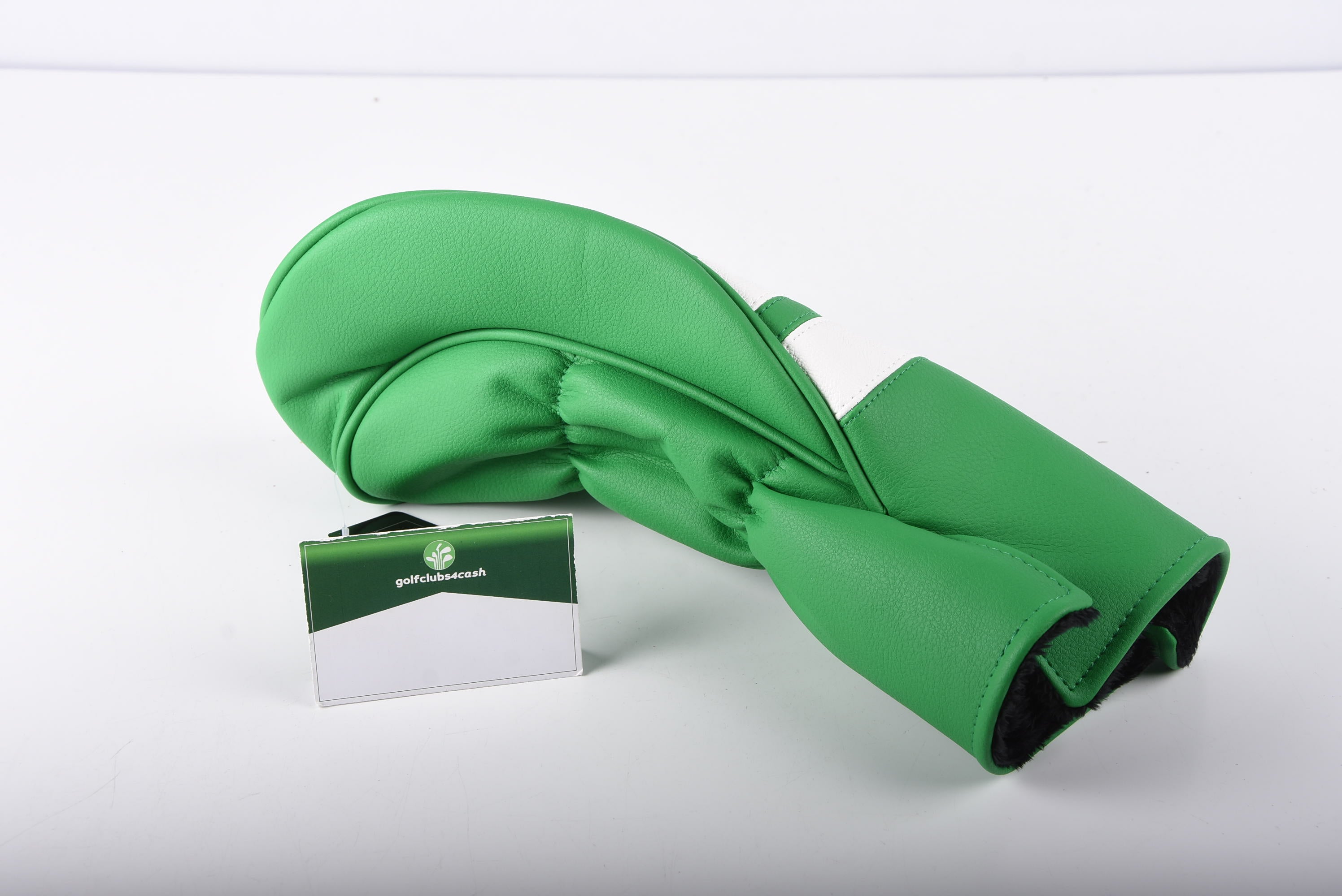 Golfclubs4cash Branded Headcover - Driver / Green &amp; White