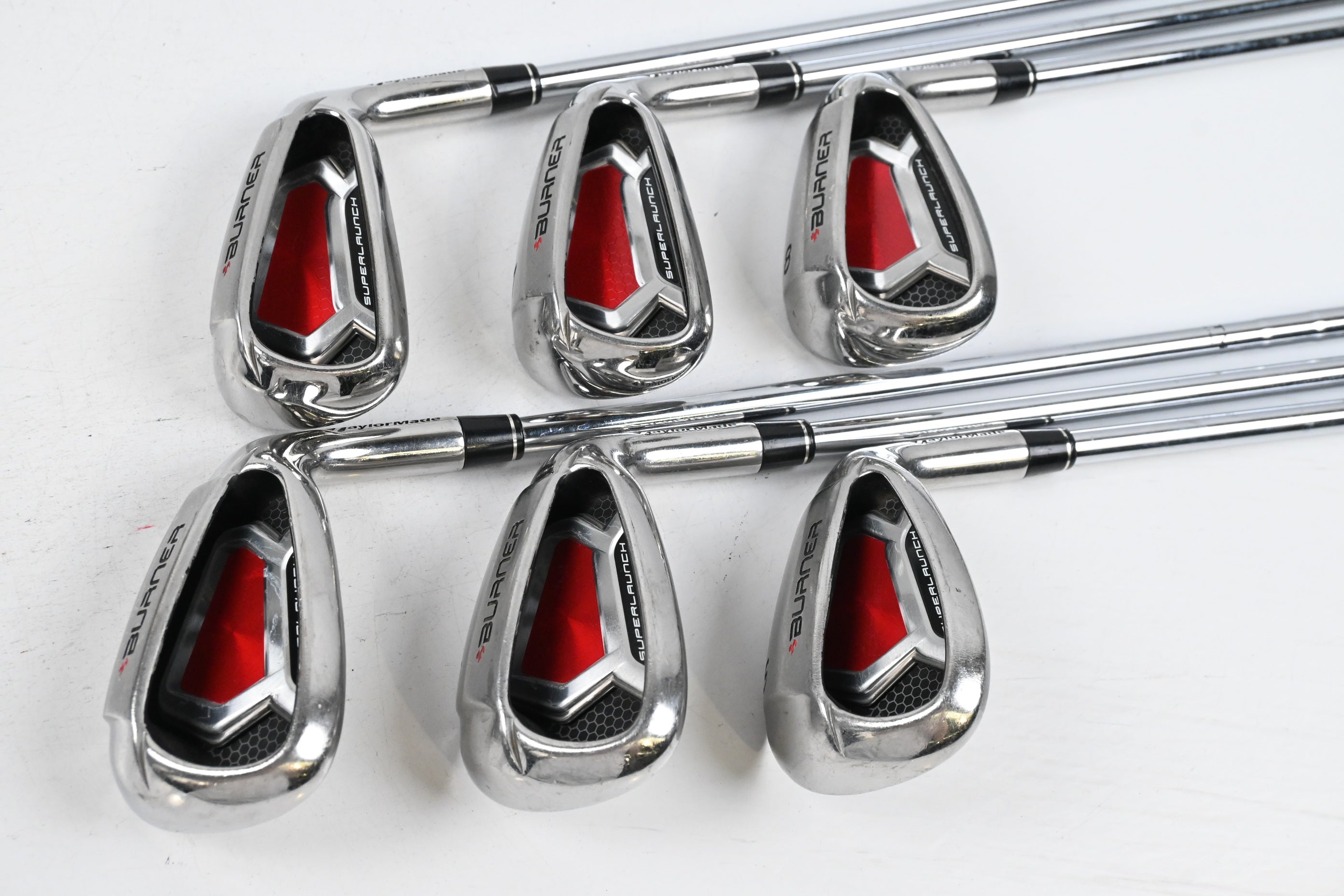 Taylormade Burner Superlaunch Irons / 6-PW+SW / Regular Flex Burner 85 Shafts